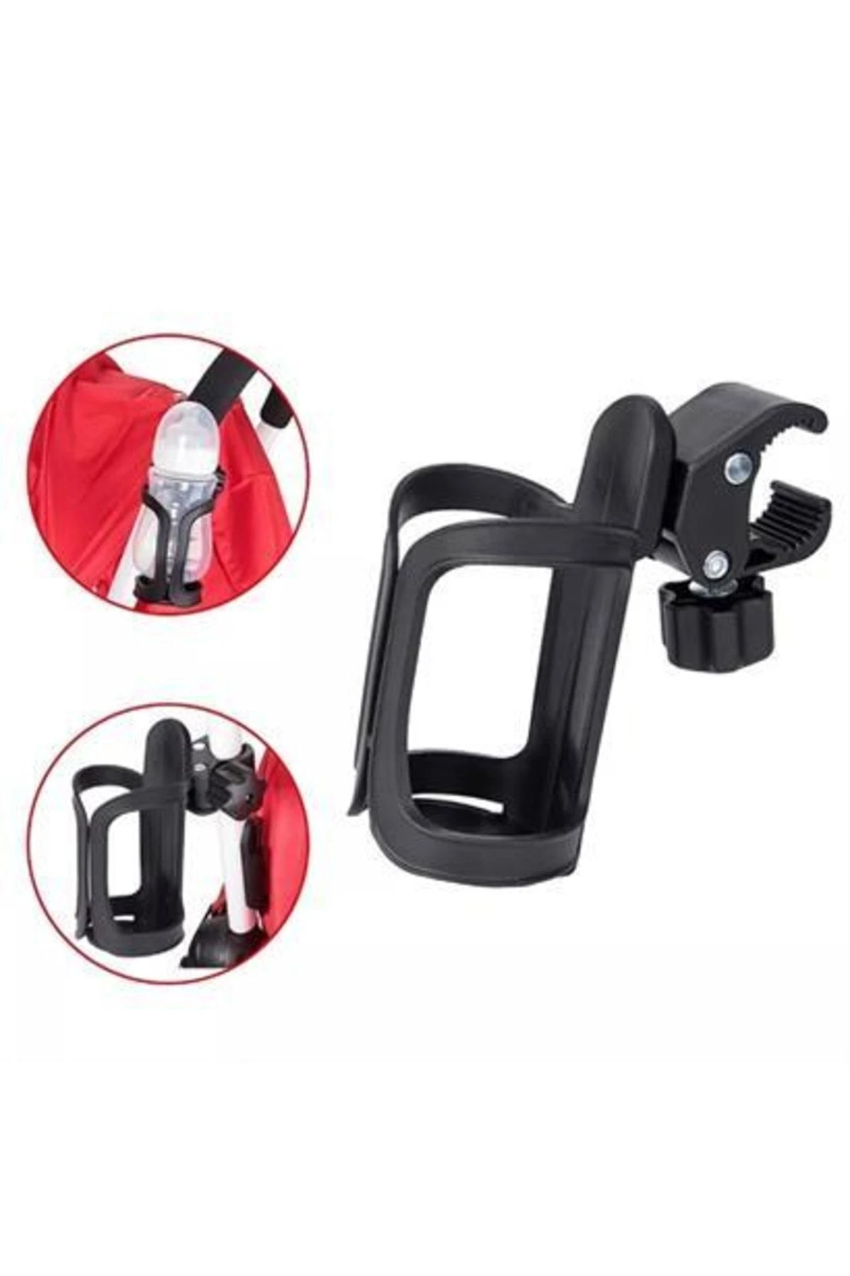 Bebek Arabası Bisiklet Uyumlu Ayarlanabilir Şişe Biberon Ve Suluk Tutucu