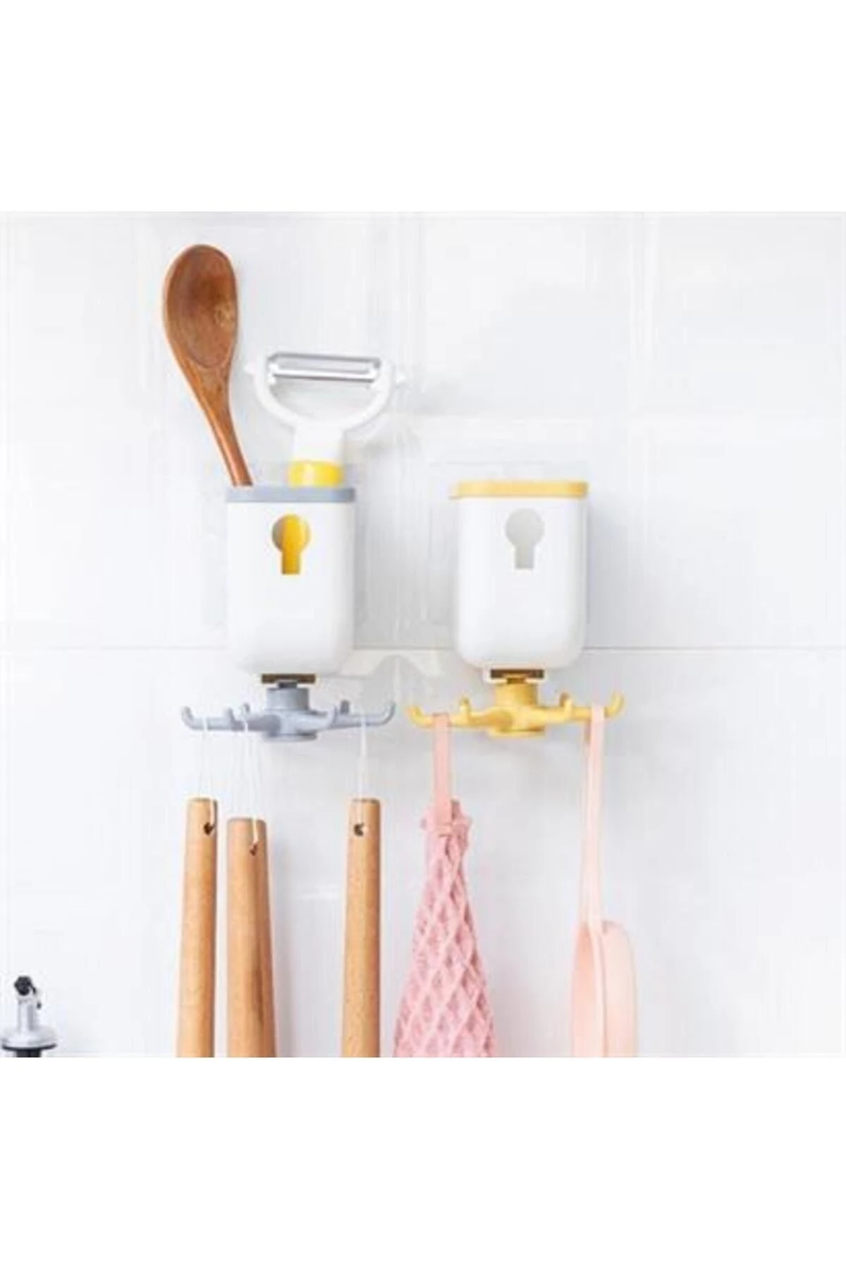 roichil® Pratik Mutfak Askılığı Organizatör Ve Mutfak Düzenleyici Çok Amaçlı Askı