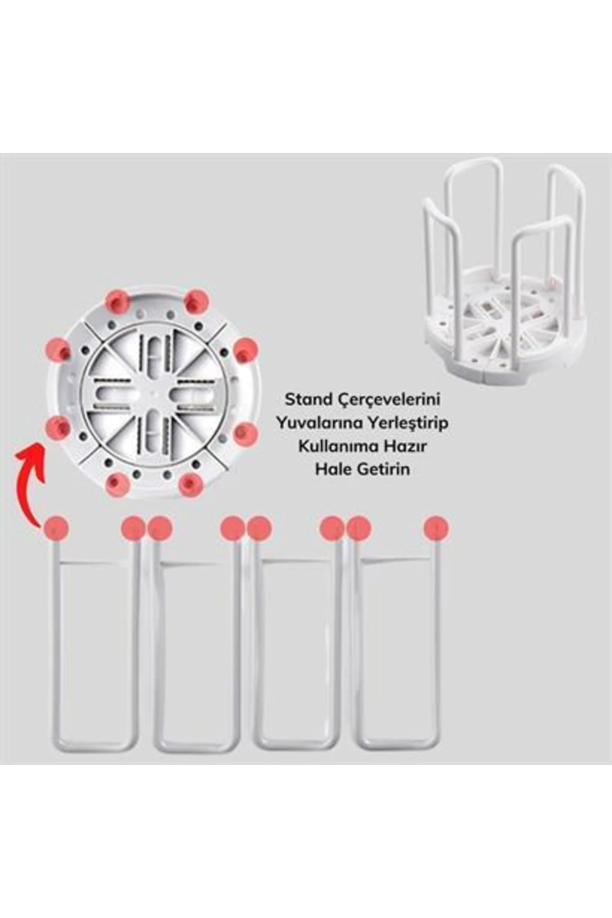 Tabak Bardak Kase Standı Bulaşık Kurutma Tutucu Mutfak Düzenleyici Organizatör