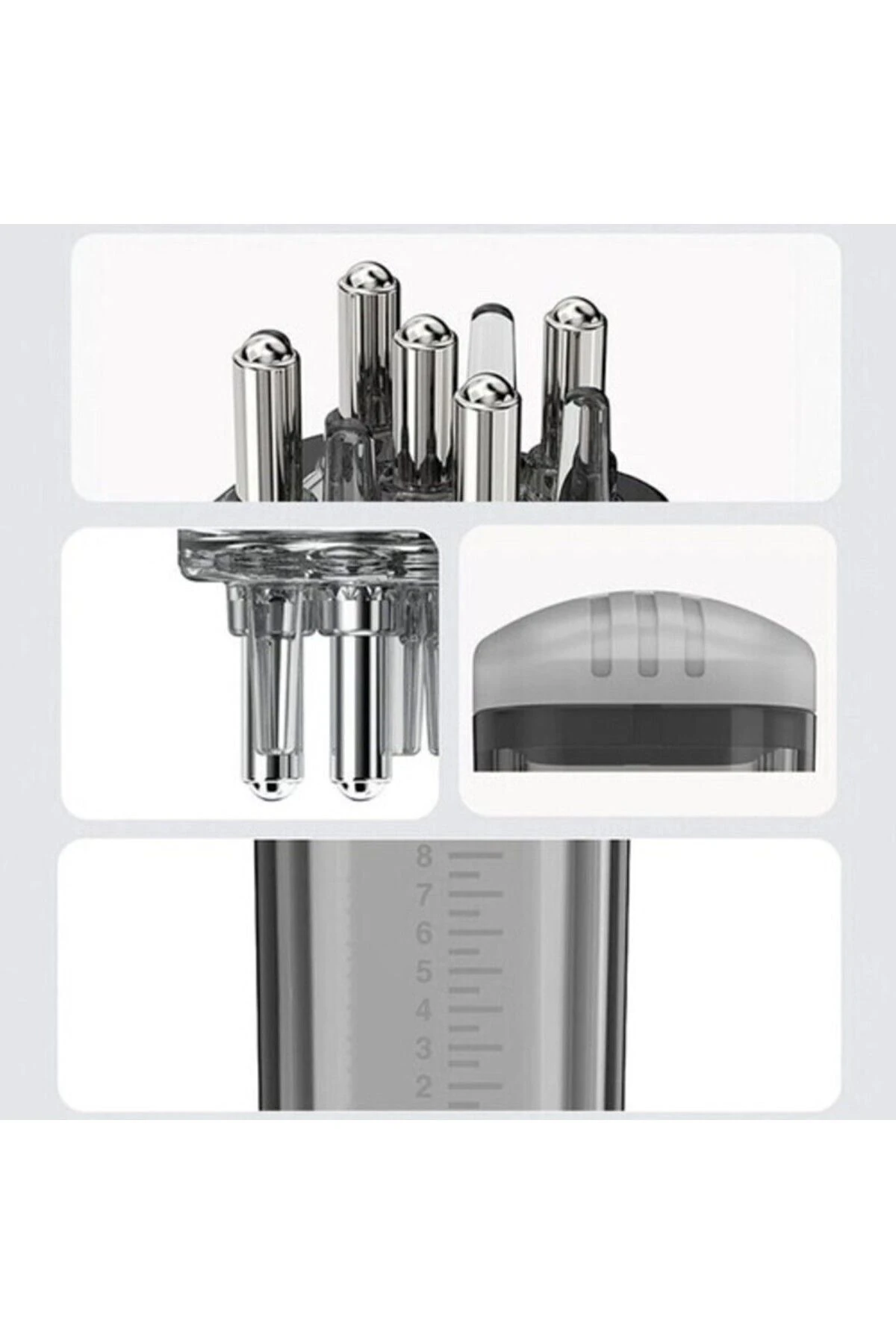 Saç Serumu/kremi/yağı Uygulayıcı - Metal Uçlu Masajlı