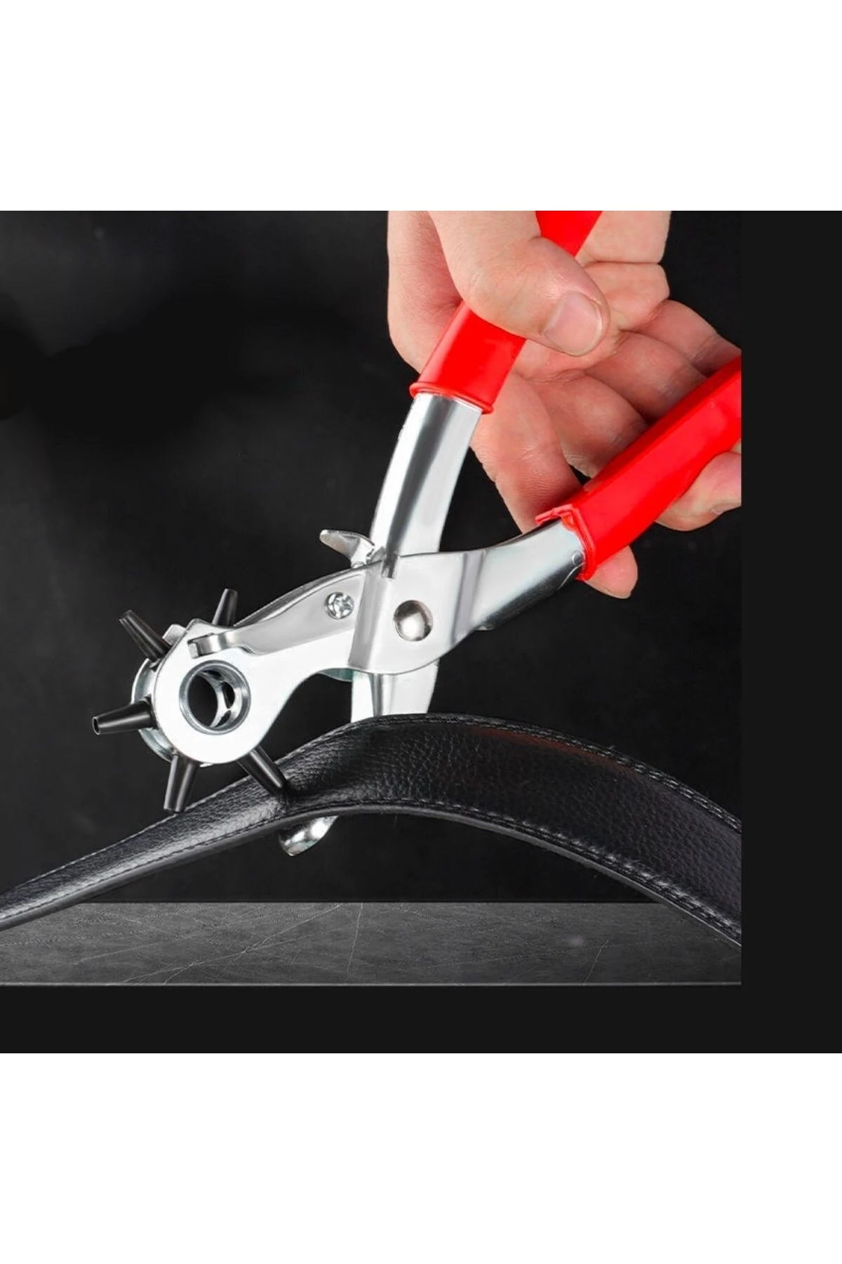 6 Farklı Boyutta Kemer Delme Pensesi Kemer Delici Delik Açıcı