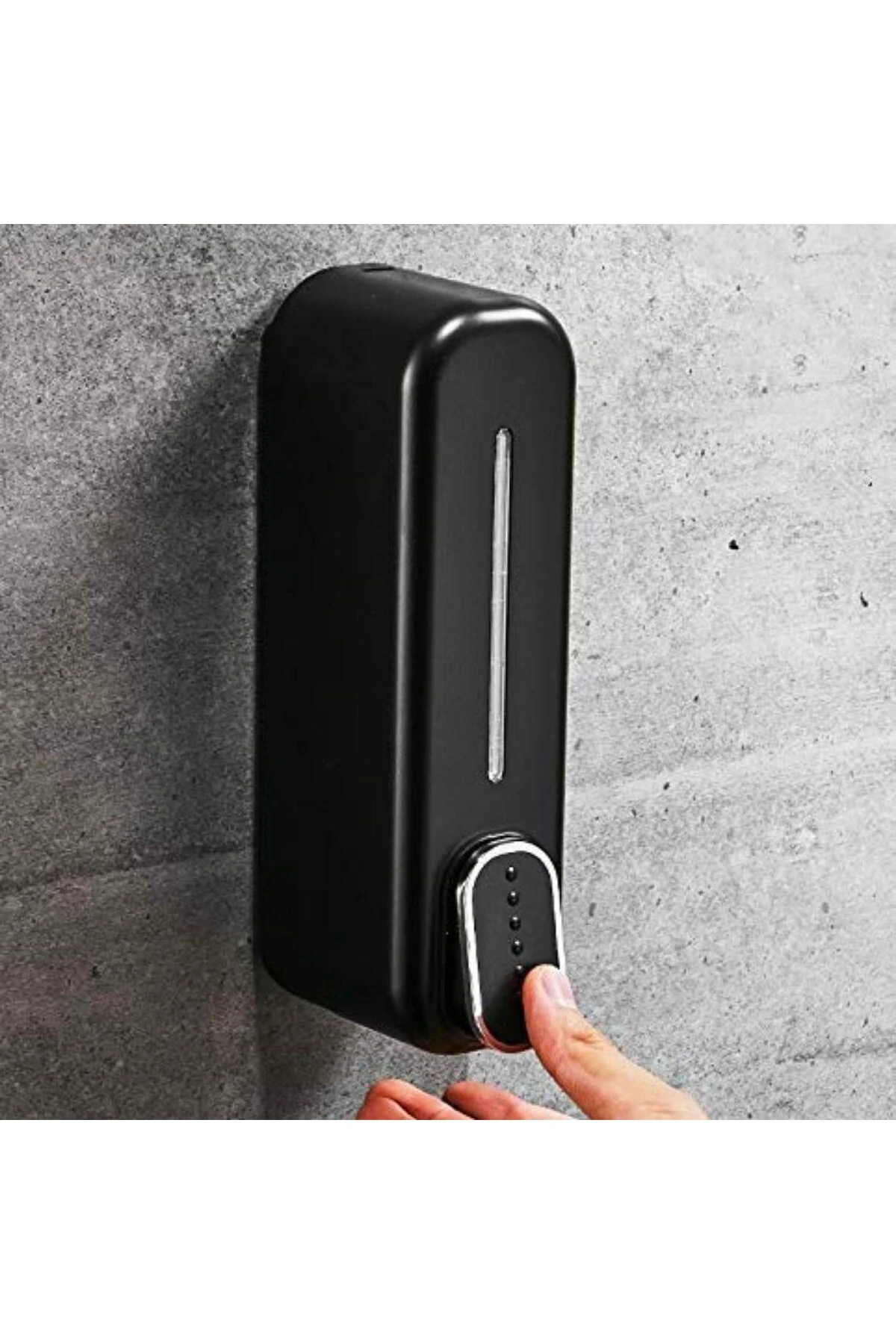 ® Siyah Duvara Monte Sıvı Sabunluk Dispenser 300 ml