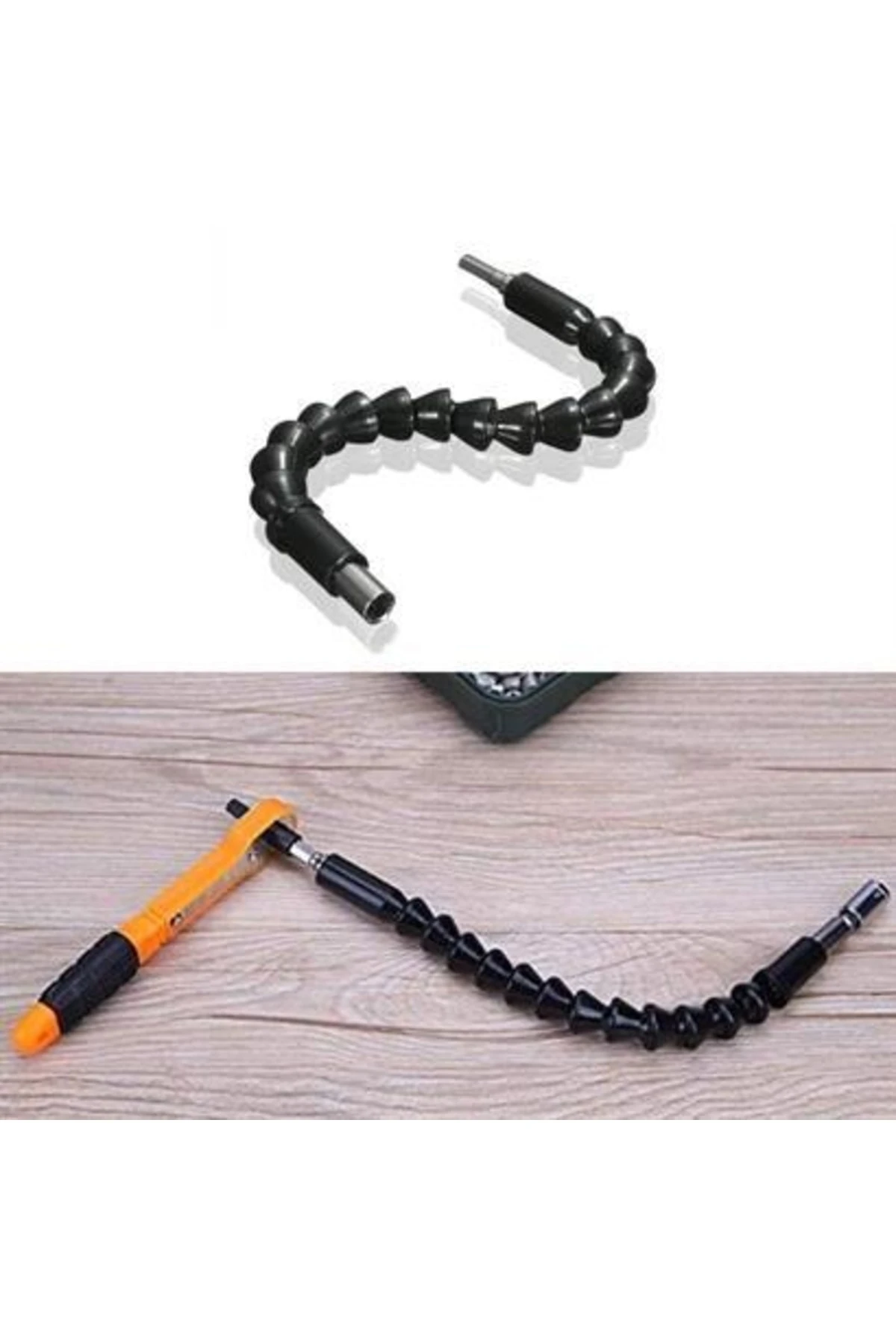 22 Parça Tornavida Seti Esnek Kıvrılır Cırcır Kollu Lokma Ucu Seti Snake Bits Uçlu