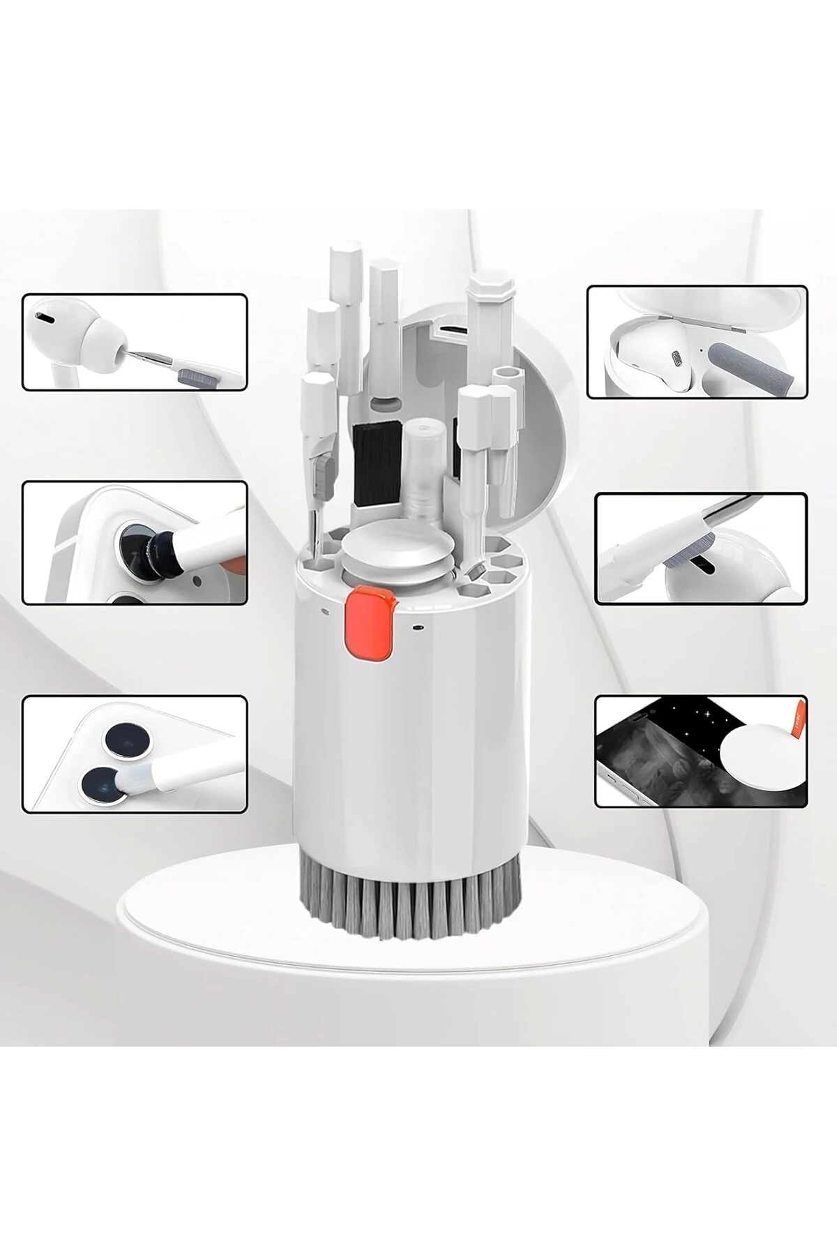 20'si 1 Arada Elektronik Temizleme Kiti – Klavye, AirPods ve Cihaz Temizleyici Set