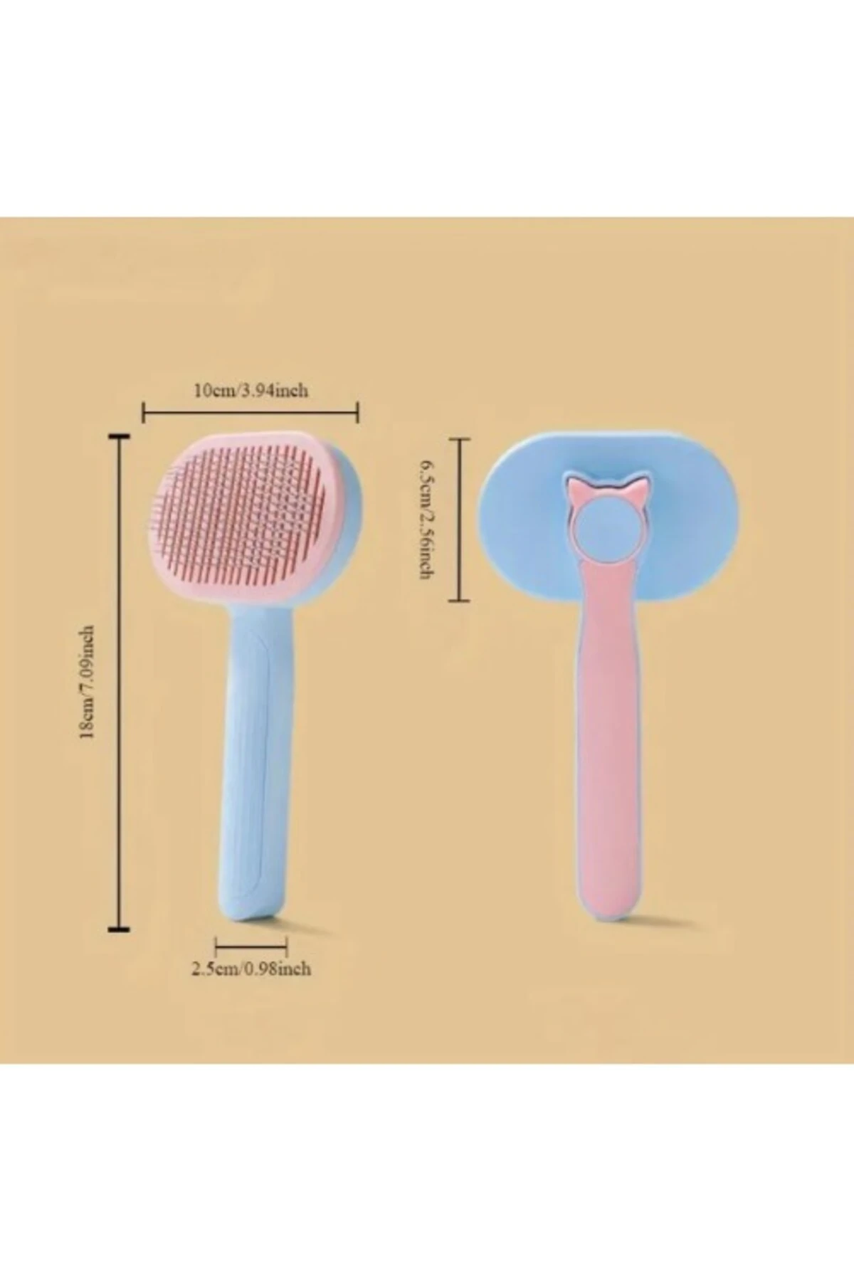 Kedi ve Köpekler İçin Kendini Temizleyen Tüy Fırçası