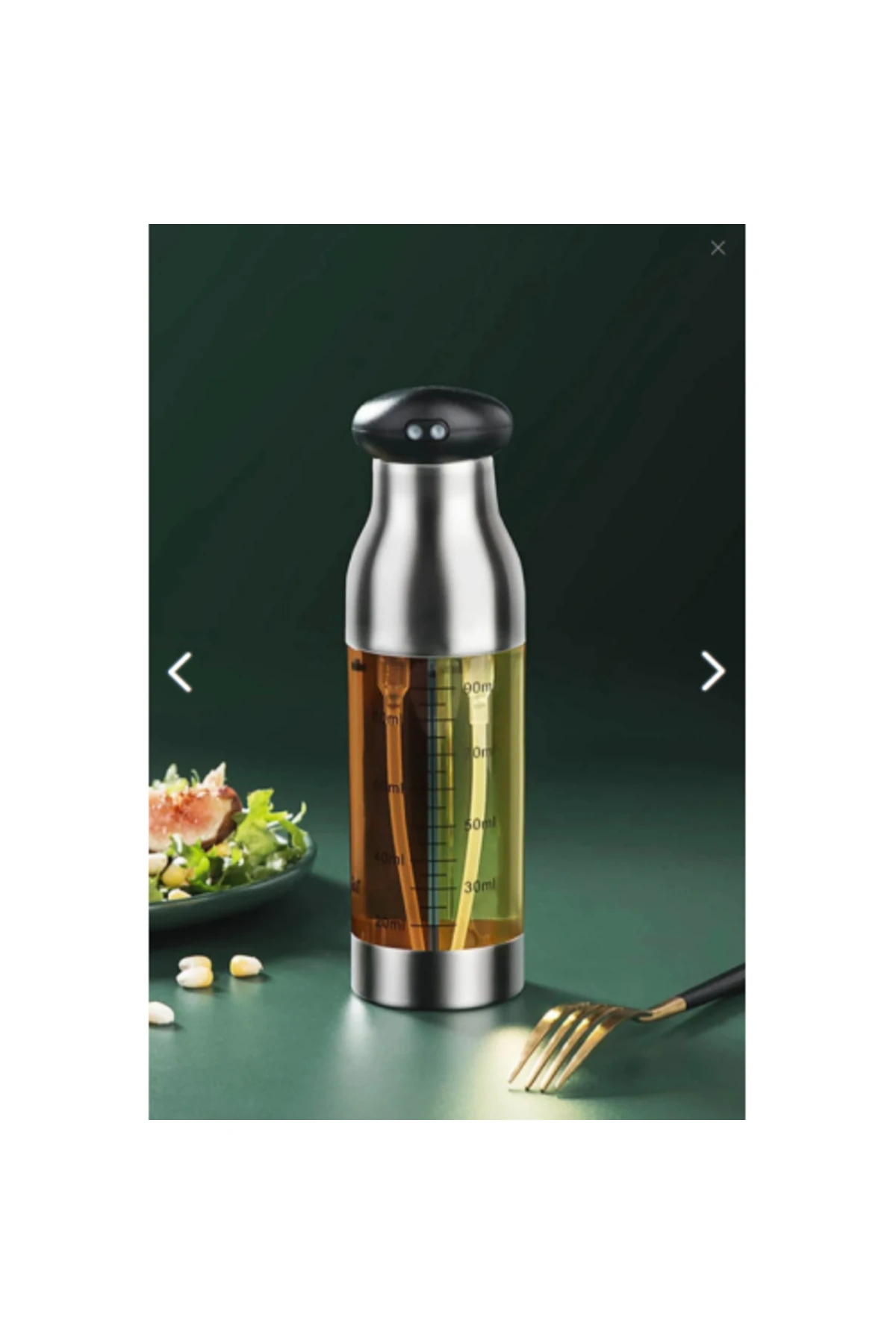 Çift Ölçekli Yağ ve Sirke Sprey Şişesi