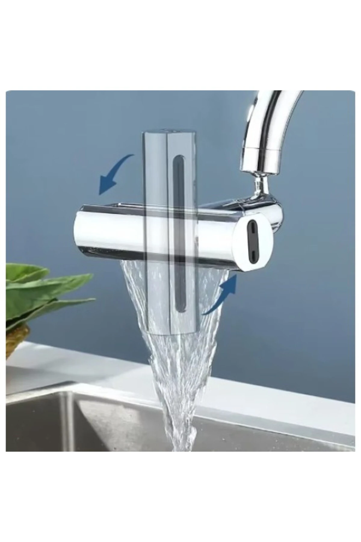 360 Derece Döner Musluk Başlığı