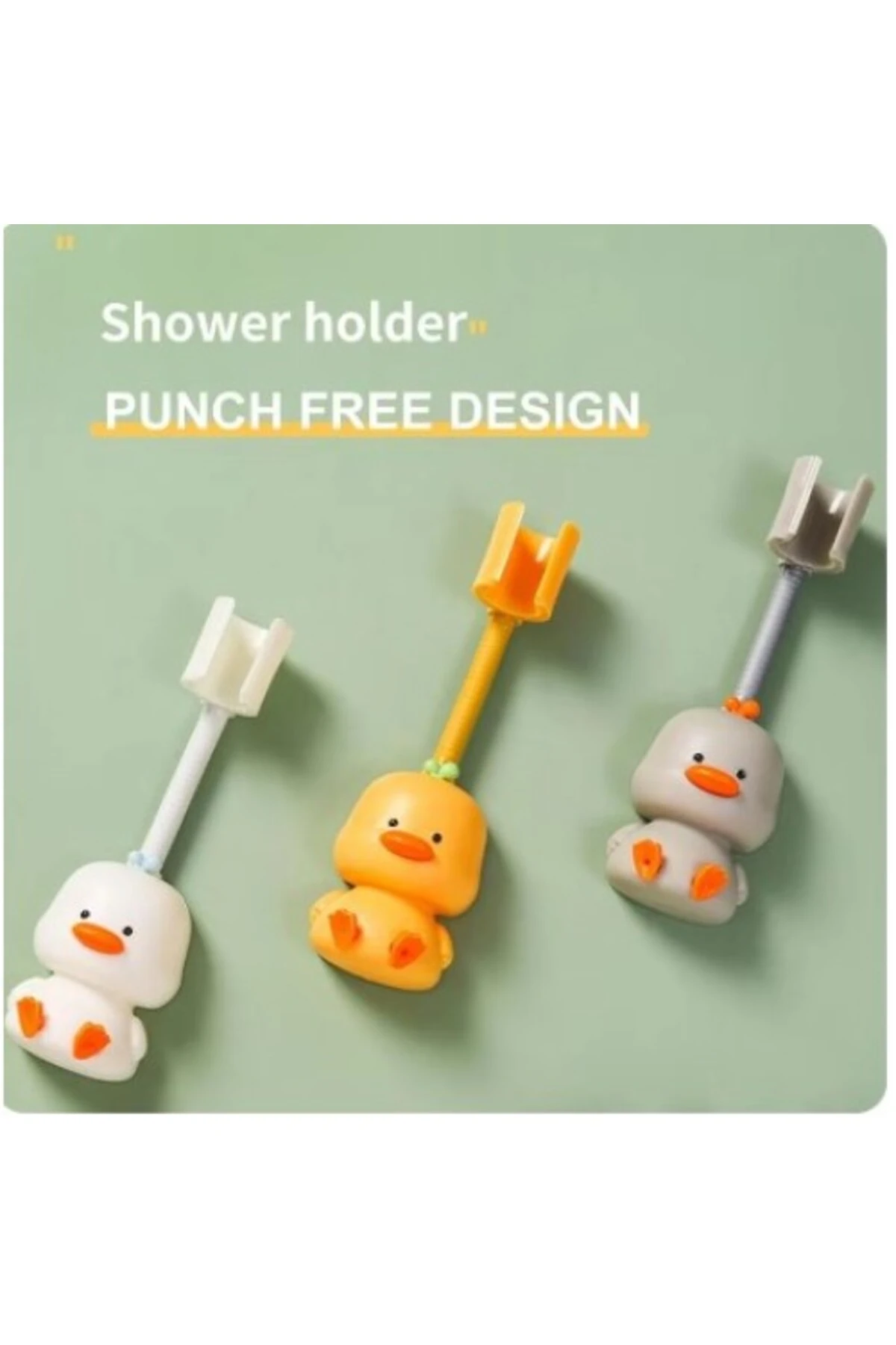 Hayvan Figürlü Duş Başlığı Tutucu