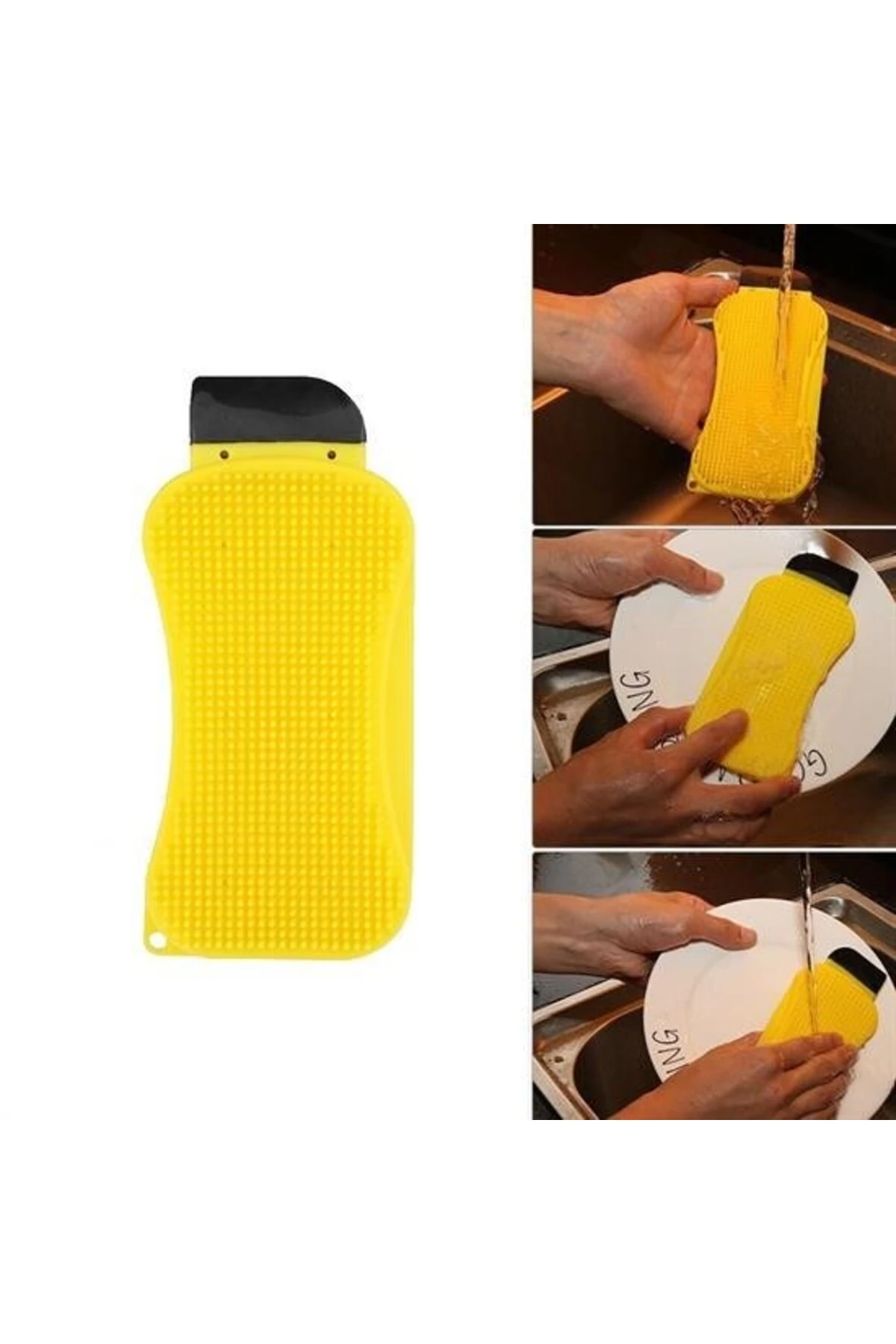 ® Çok Fonksiyonlu Deterjan Hazneli Pratik Bulaşık Yıkama Fırçası