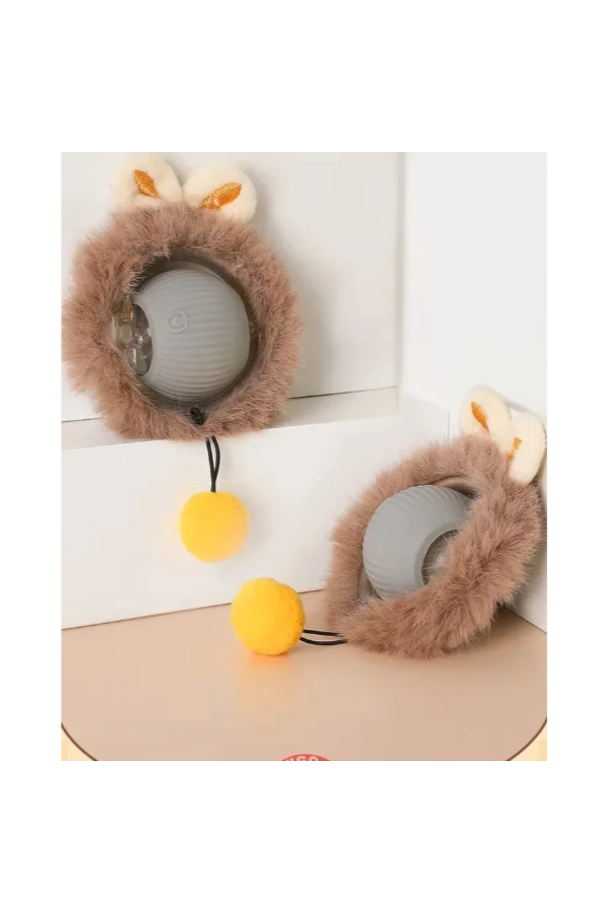 Tüylü Şarjlı Kedi Oyuncağı