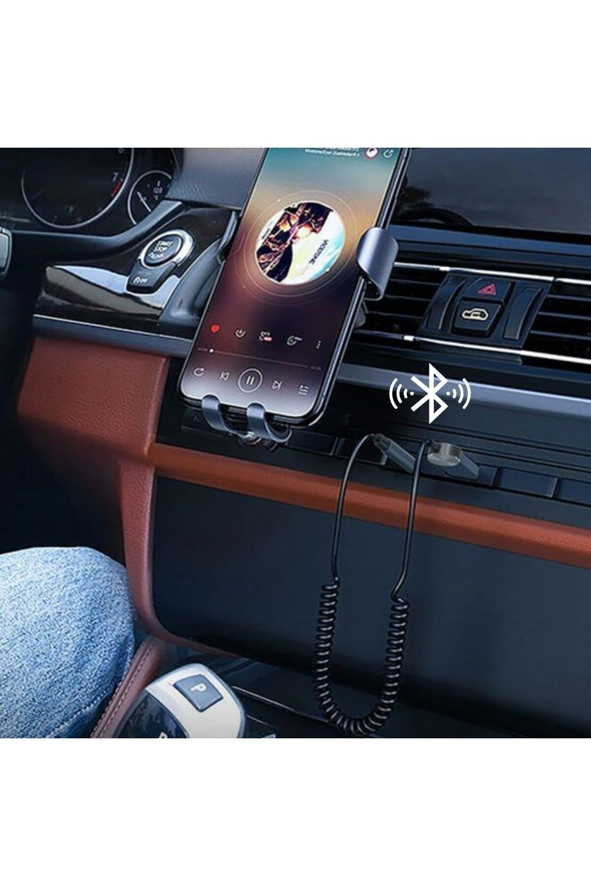 Araba için Bluetooth Aux Alıcısı Wireless Araç Kiti