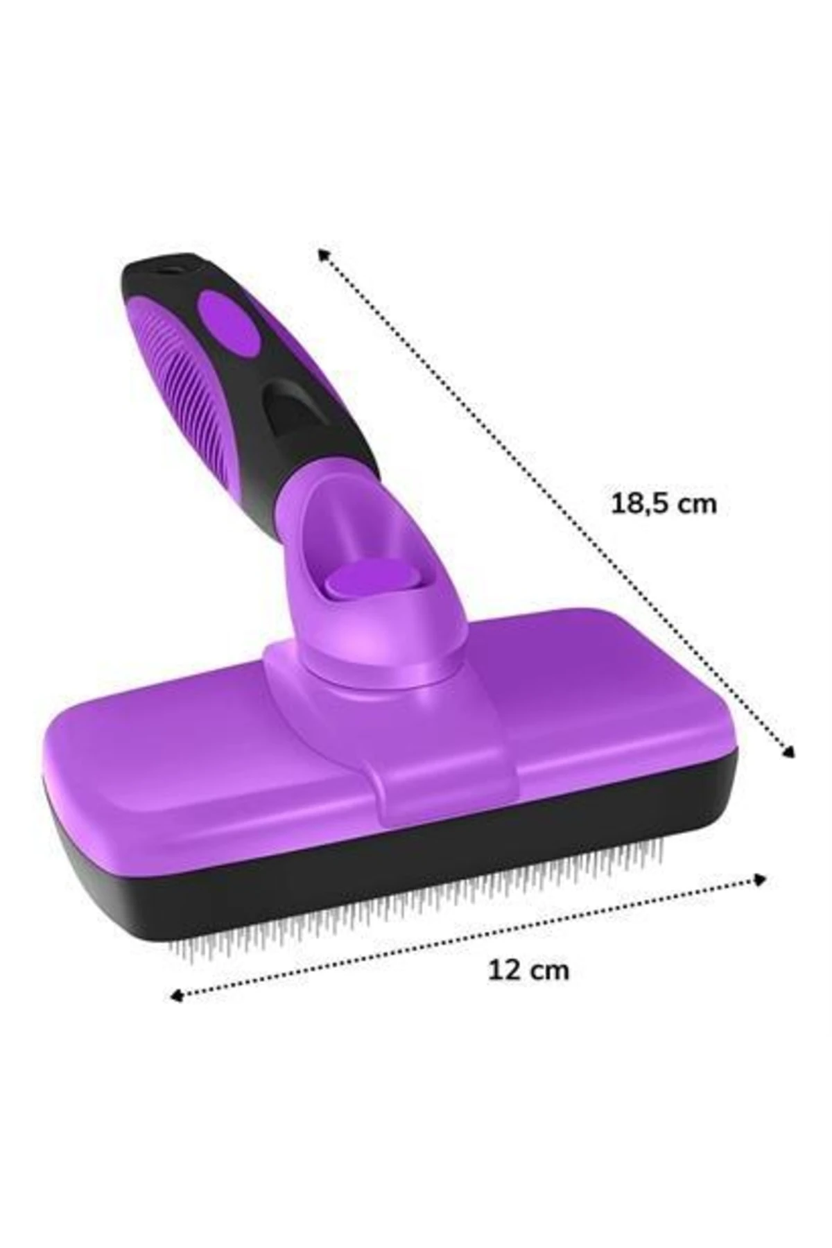 ® Otomatik Temizlenebilen Tuşlu Pratik Kedi Köpek Tüy Toplama Fırçası