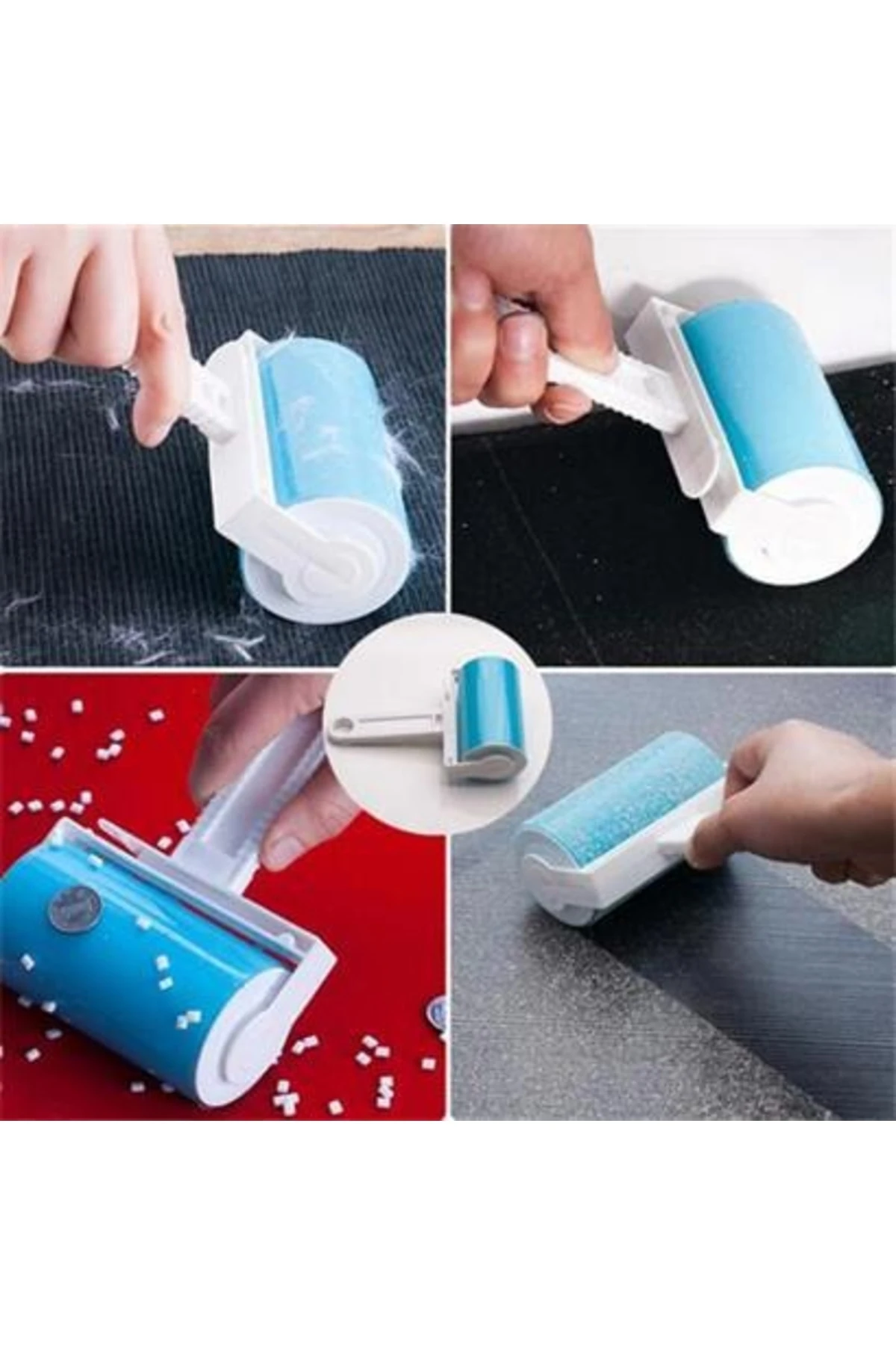 Yeni Nesil Yıkanabilir Pratik Tüy Ve Toz Toplama Rulosu Aparatı
