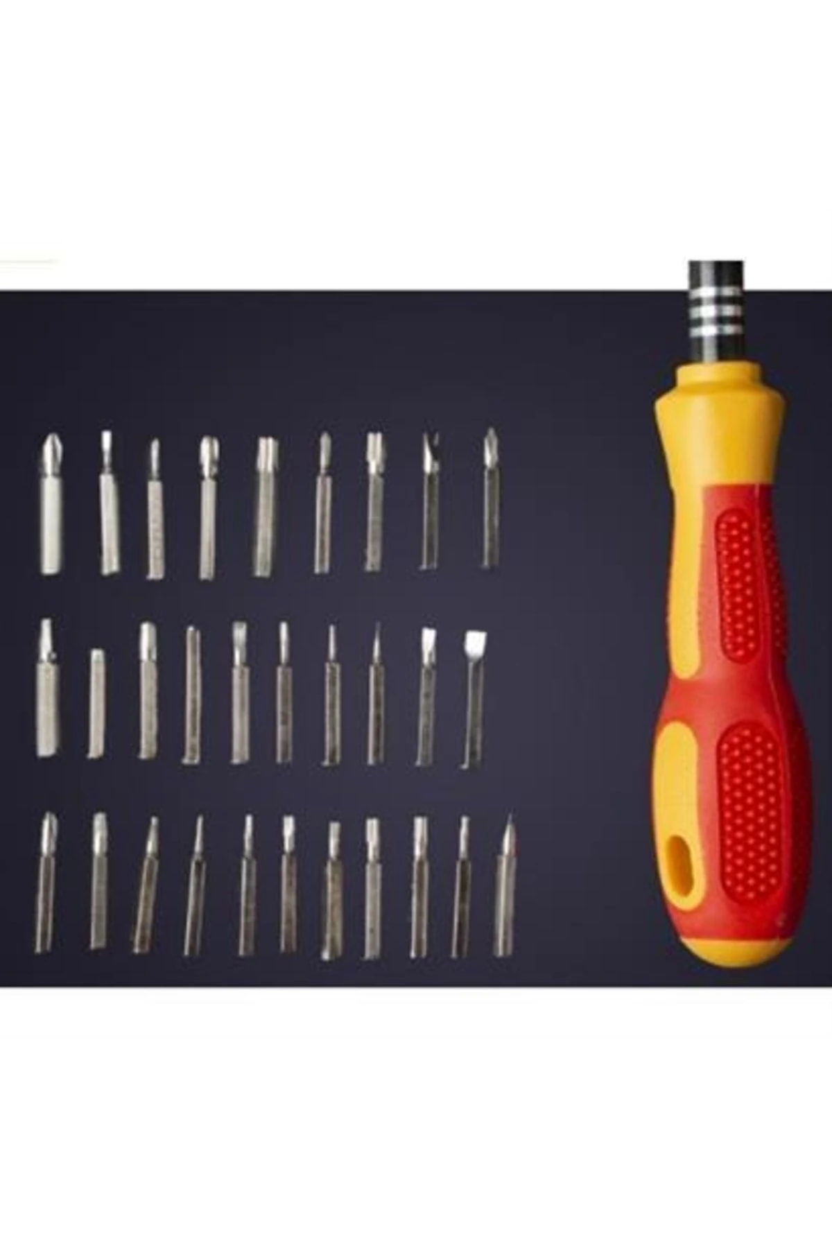 Büyük 31 Parça Hassas Tornavida Bits Uç Seti Yumurta Tornavida