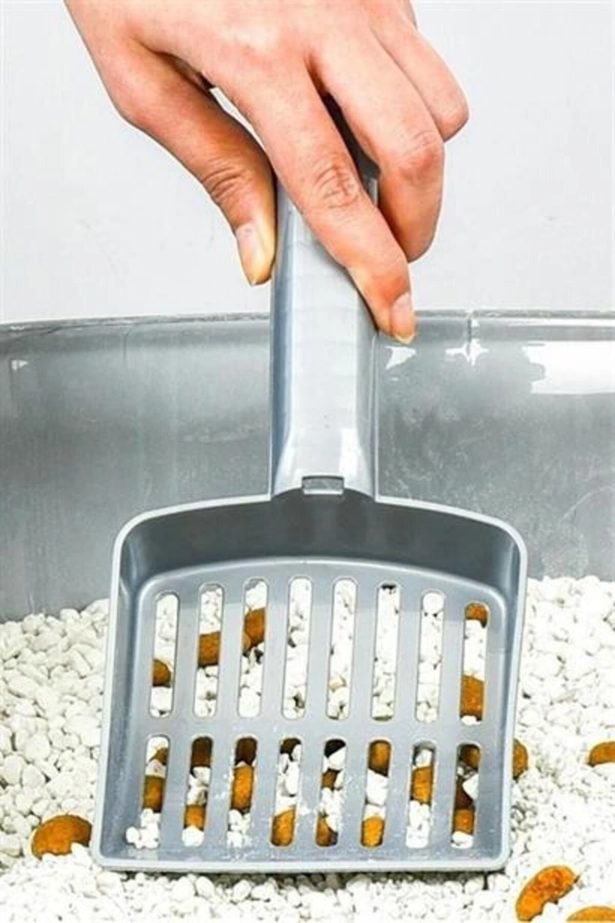 Plastik Evcil Hayvan Kedi Kumu Temizleme Eleme Küreği