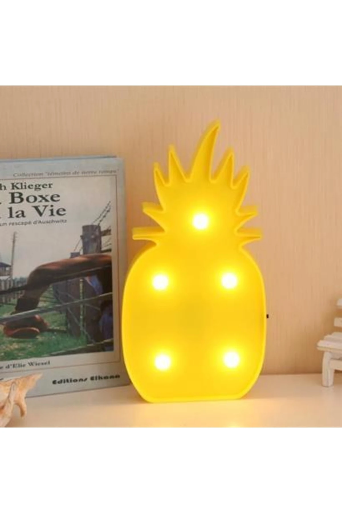 roichil® Ananas Şeklinde Ledli Dekoratif Eğlenceli Çocuk Gece Lambası