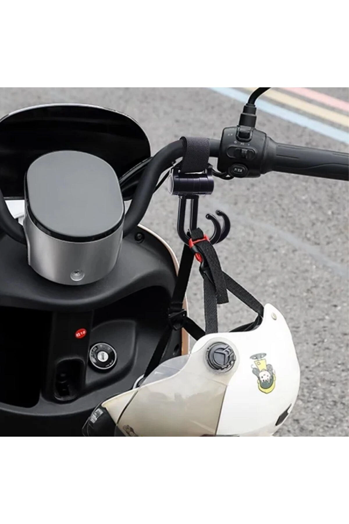 360 Derece Dönebilen Plastik Kanca Eşya Taşıma Aparatı