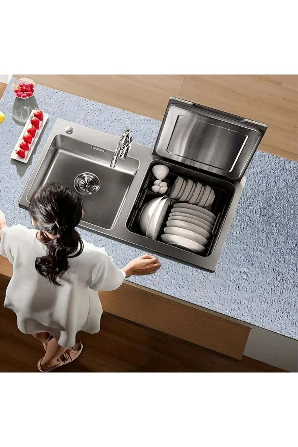 Rulo Gümüş Alüminyum Folyo  Kendinden Yapışkanlı Su Geçirmez Folyo 2 mt x 60 cm