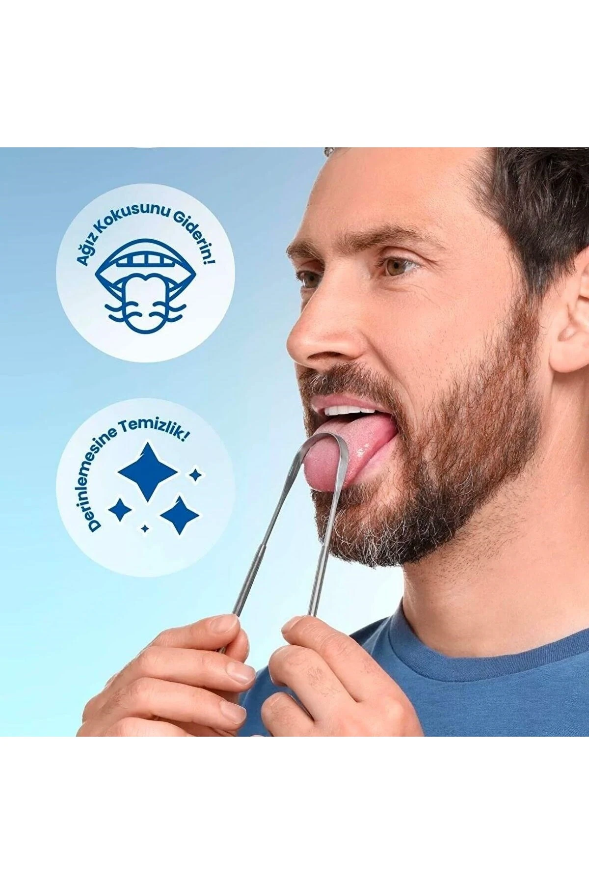 Dil Temizleme Dil Sıyırıcı Ve Temizleme Aparatı