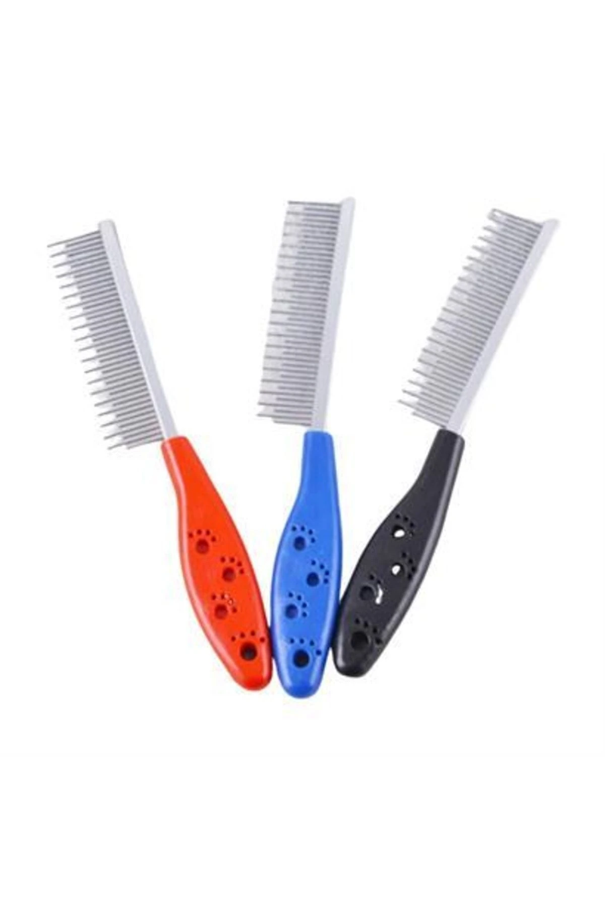 Tüy Açıcı Kedi Köpek Tarağı Tek Taraflı Metal Dişli Evcil Hayvan Bakım Fırçası