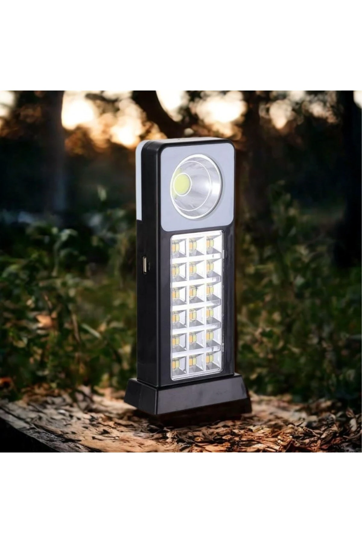 Güneş Enerjili veya USB Şarj Edilebilir Acil Durum Işığı 3W