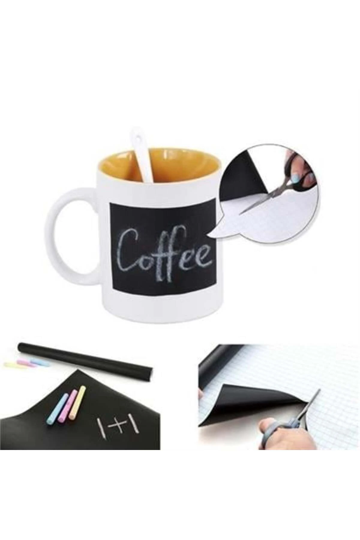 Sticker Rulo Yapışkanlı Çocuk Yazı Yazma Tahtası Yazı Yazma Sticker