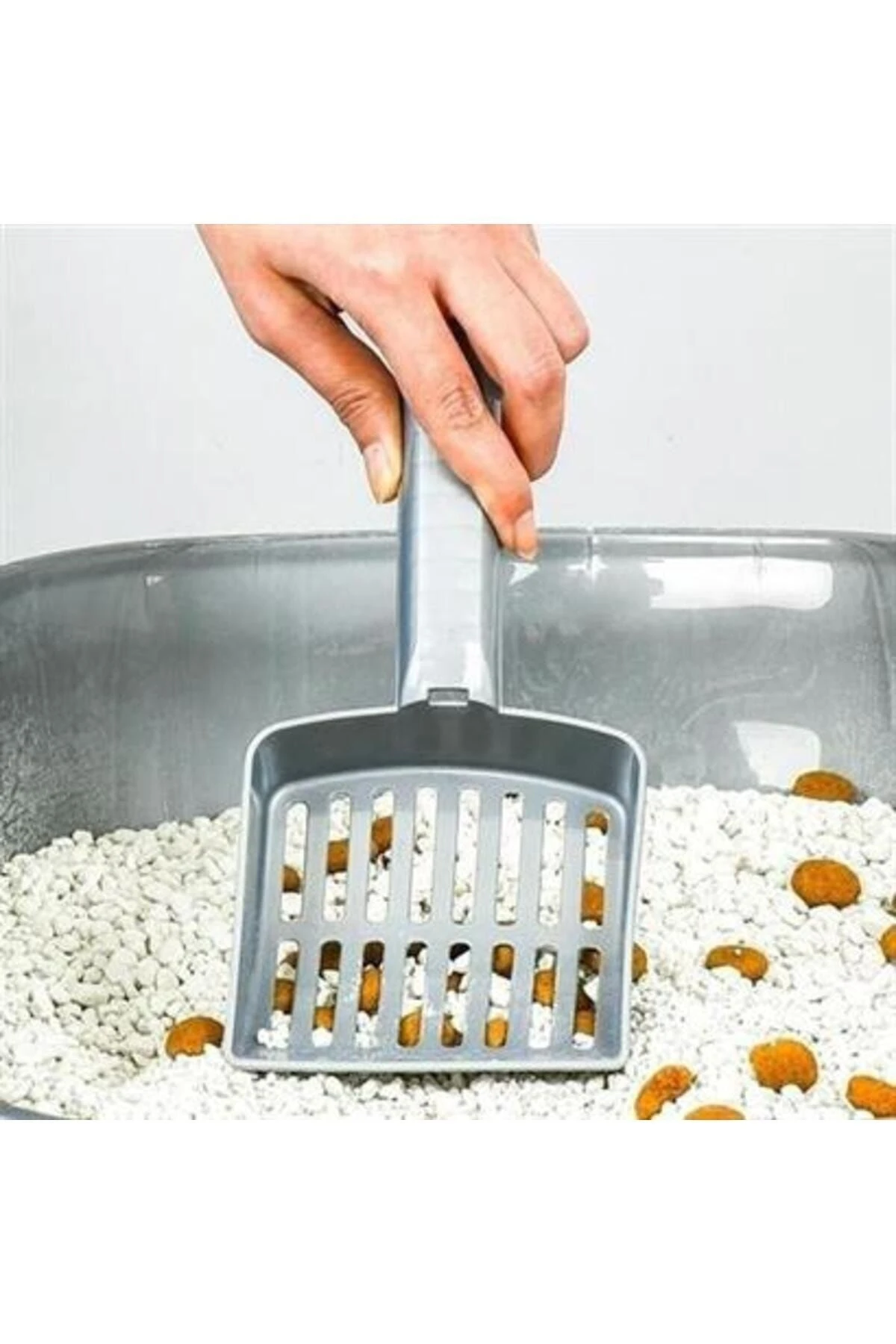 Plastik Evcil Hayvan Kedi Kumu Temizleme Eleme Küreği