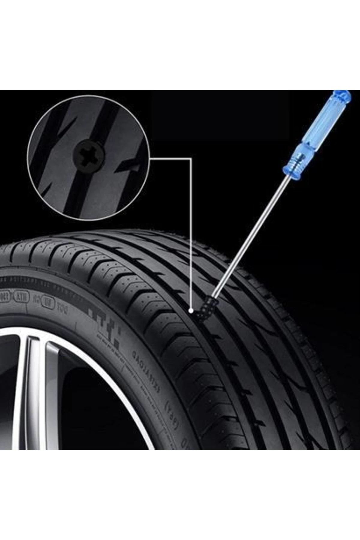 roichil® 10 Adet Çok Amaçlı Kolay Kullanılabilir Araba Lastiği Tamir Kauçuğu