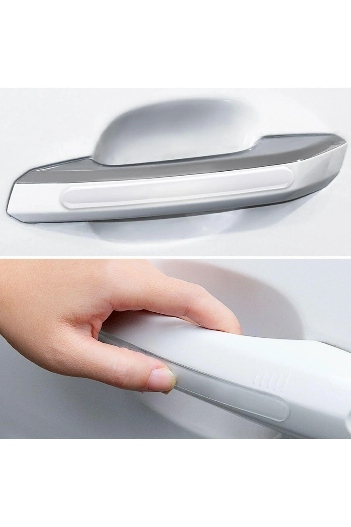 Oto Darbe Koruyucu Şeffaf Kendiliğinden Yapışkanlı Bantlar 4 Adet