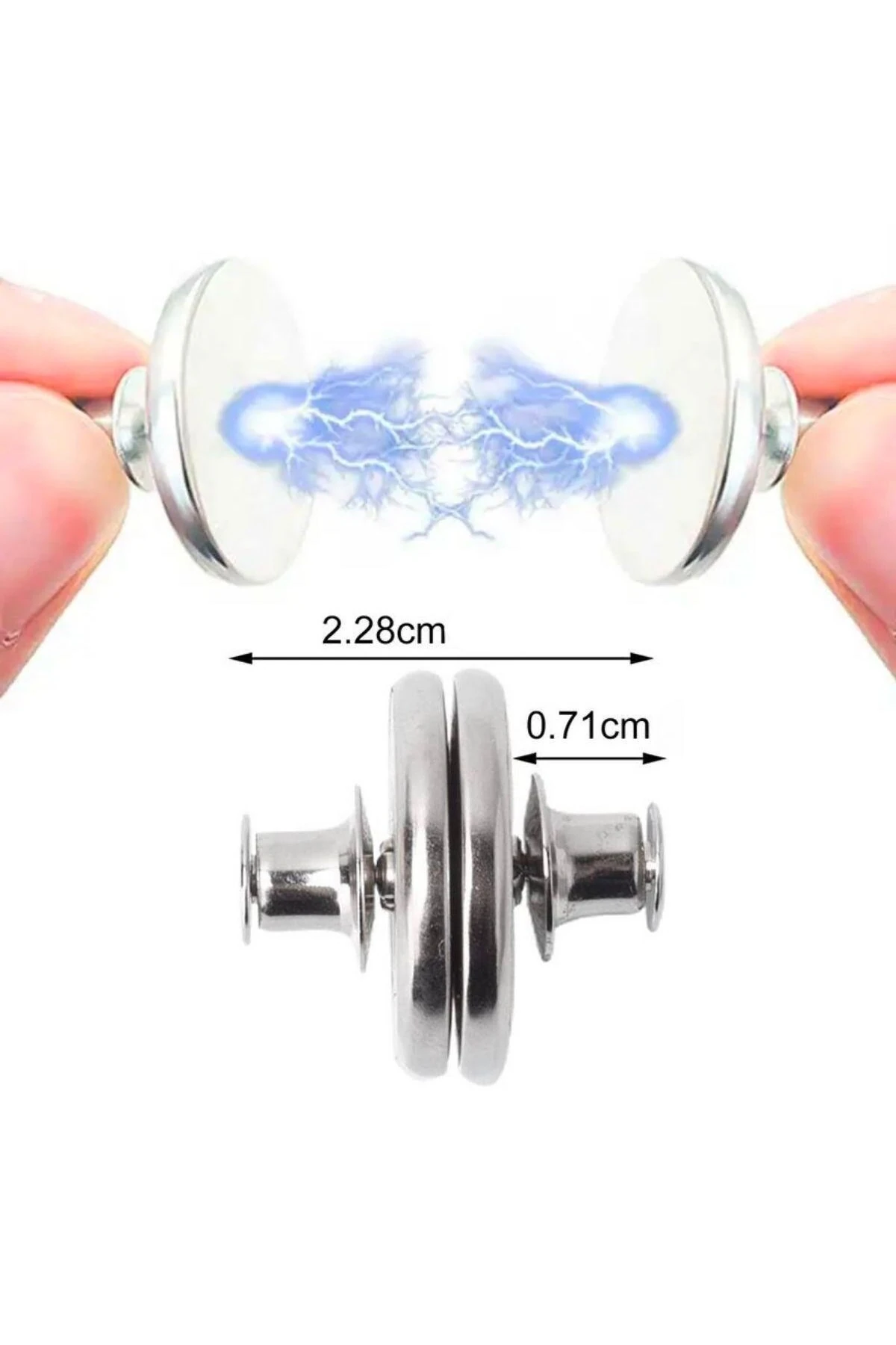 ® Perde ve Kumaş Tutturma Mıknatısı 2 Adet