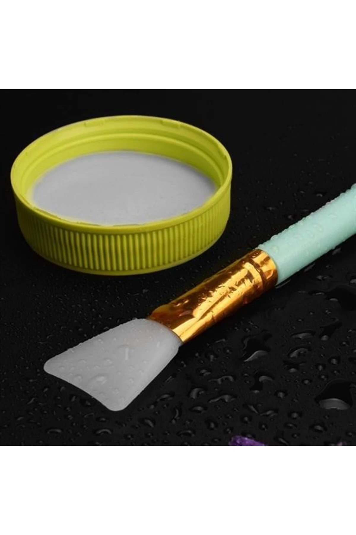 ® 2li Silikon Temizlemesi Kolay Kullanılabilen Yüz Cilt Bakımı Maske Ve Krem Spatulası