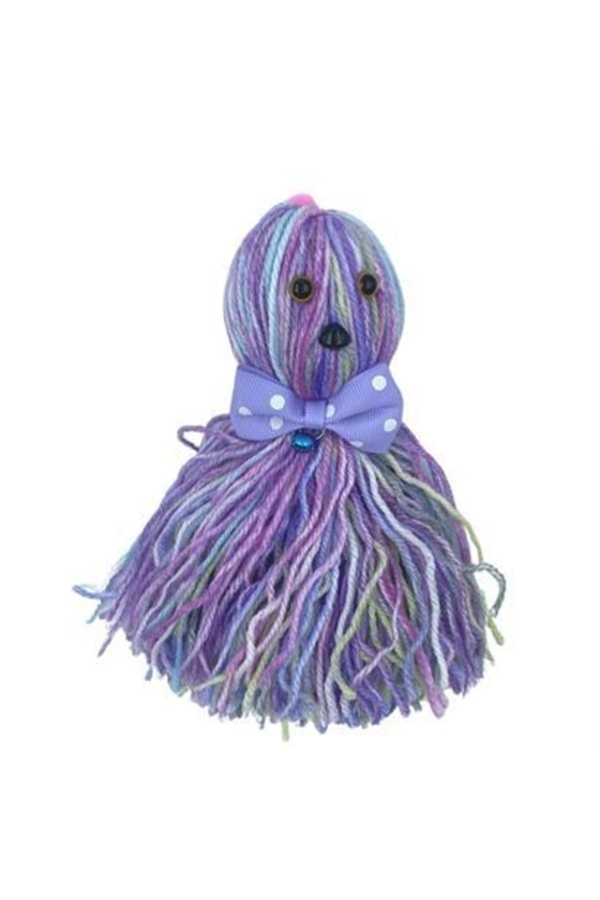 roichil® Ahtapot Şekilli Zilli Ve Ipli Rengarenk Püsküllü Sevimli Kedi oyuncağı