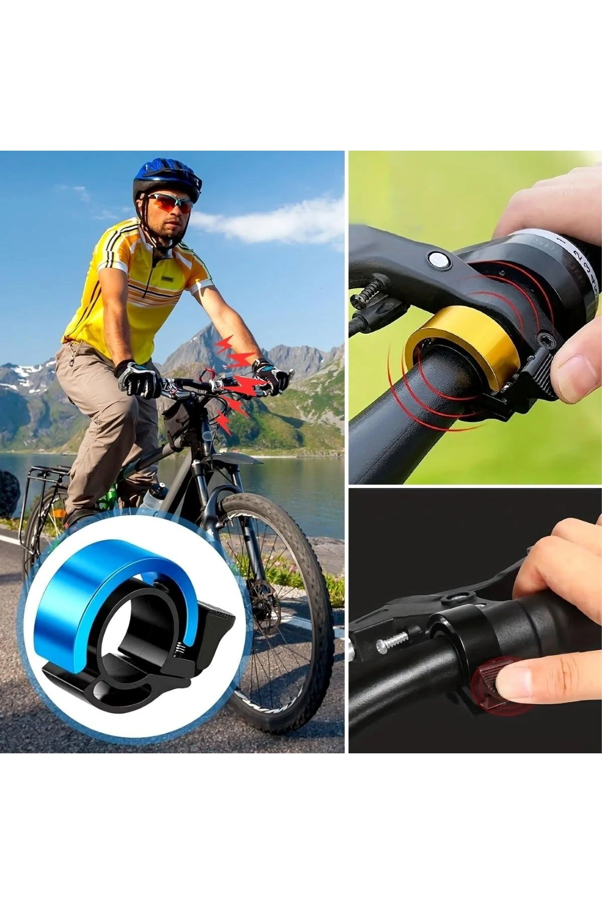 ® Ultra-Yüksek Sesli Alüminyum Alaşımlı Bisiklet Zili