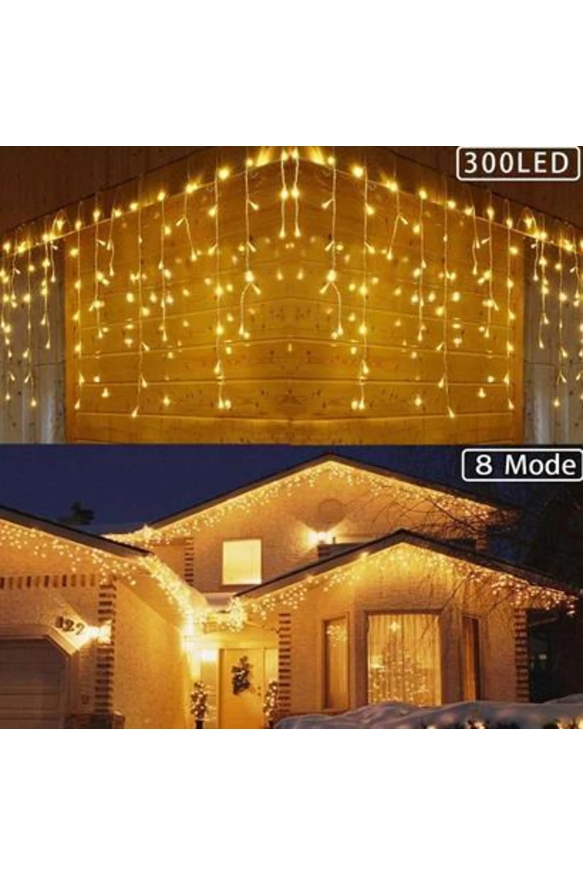 roichil® 8 Fonksiyonlu 16 Saçaklı Perde Led 3 X 1 (günışığı)