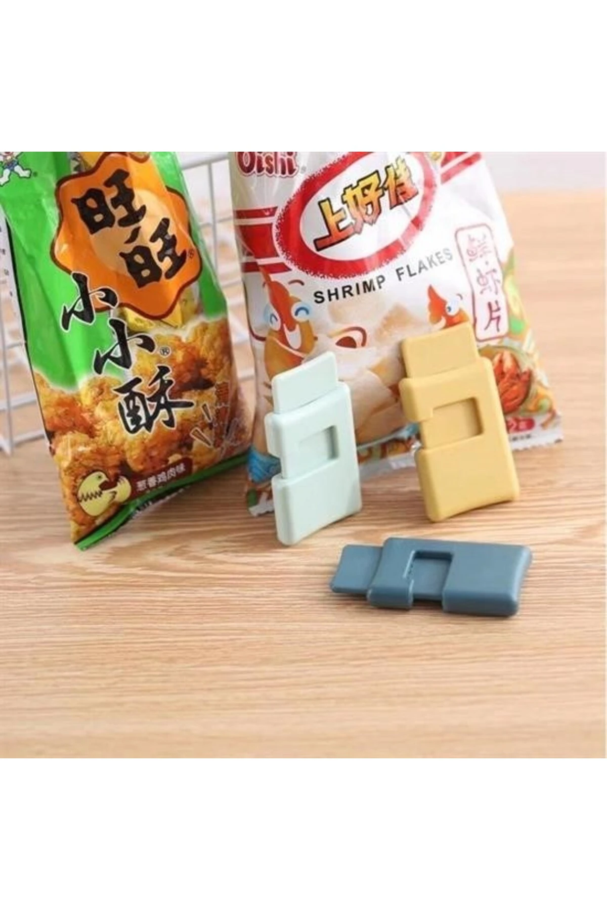 ® 6lı Hava Sızdırmaz Poşet Torba Ambalaj Ve Paket Kıstırmalı Kapatma Klipsi