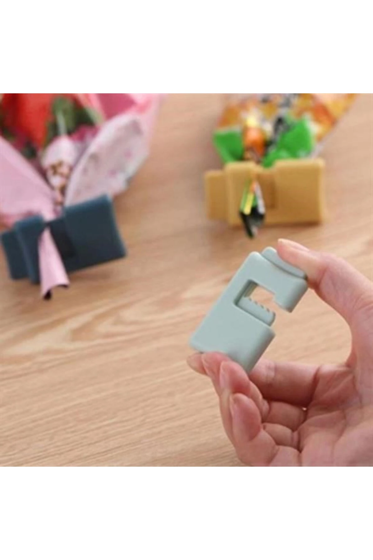 ® 6lı Hava Sızdırmaz Poşet Torba Ambalaj Ve Paket Kıstırmalı Kapatma Klipsi