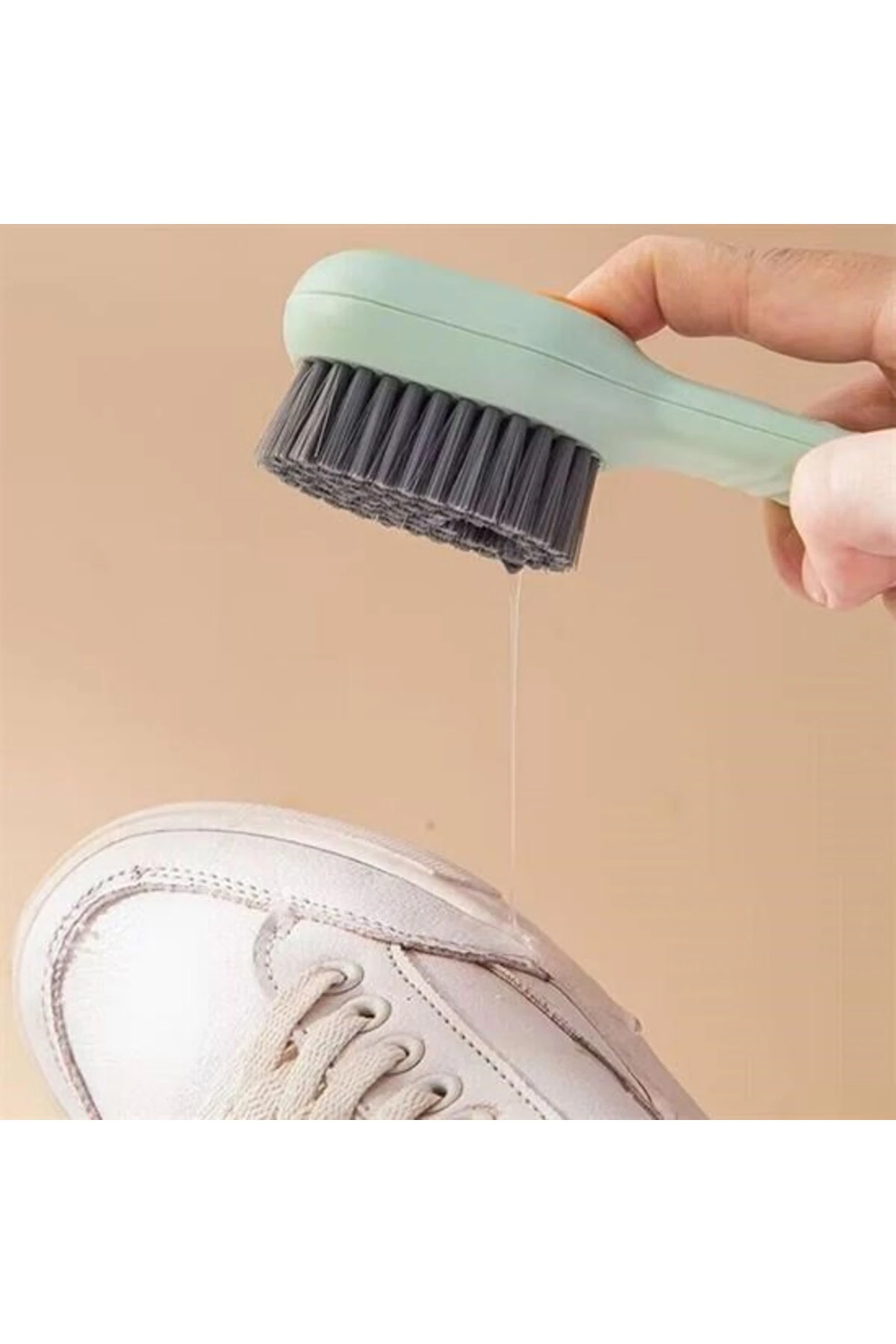 Çok Amaçlı Deterjan Hazneli Pratik Ayakkabı, Bot Temizleme Yıkama Fırçası