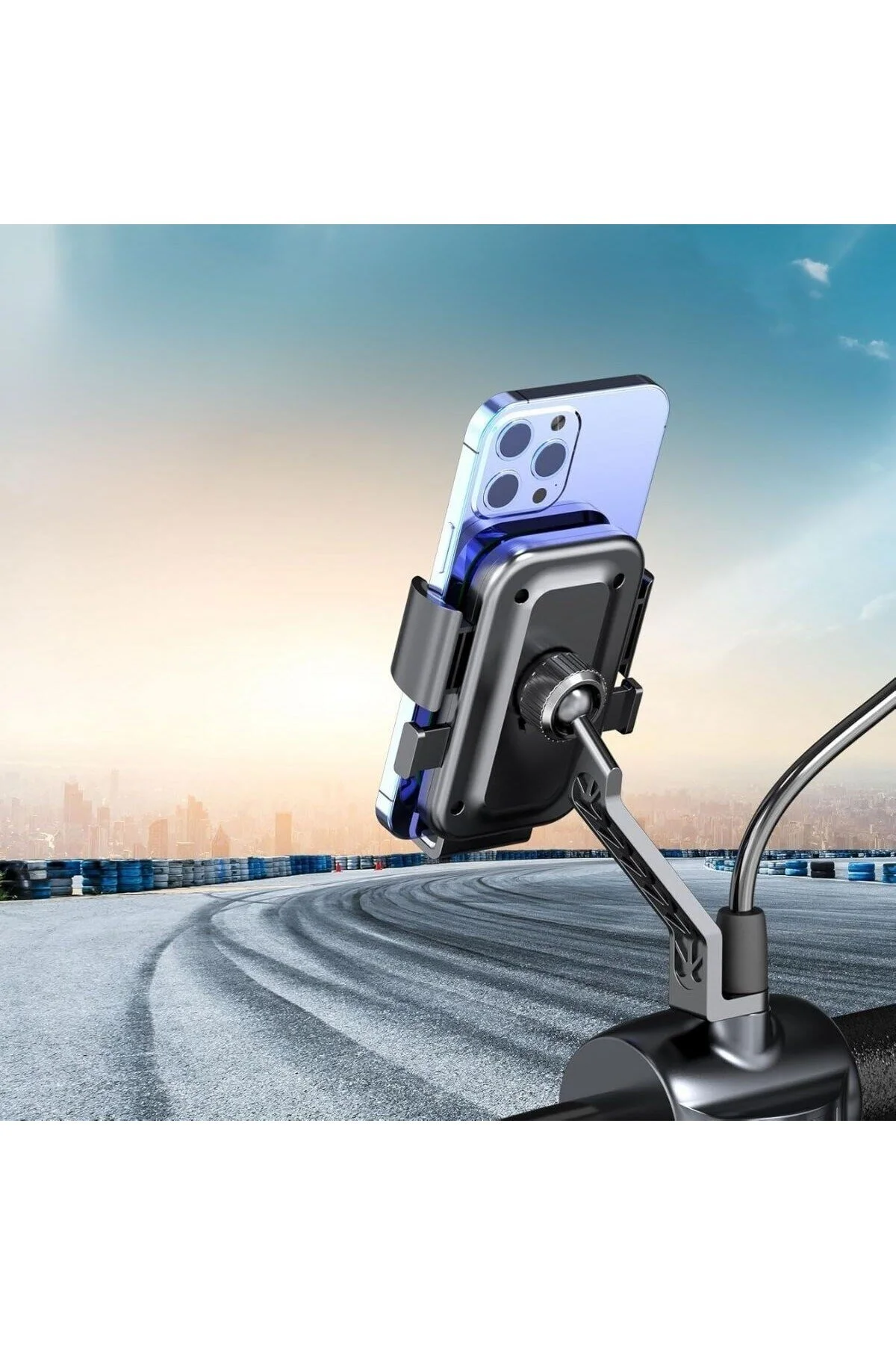 Motor,Motosiklet,Bisiklet ,Scooter İçin 360 Telefon Tutucu Aparat