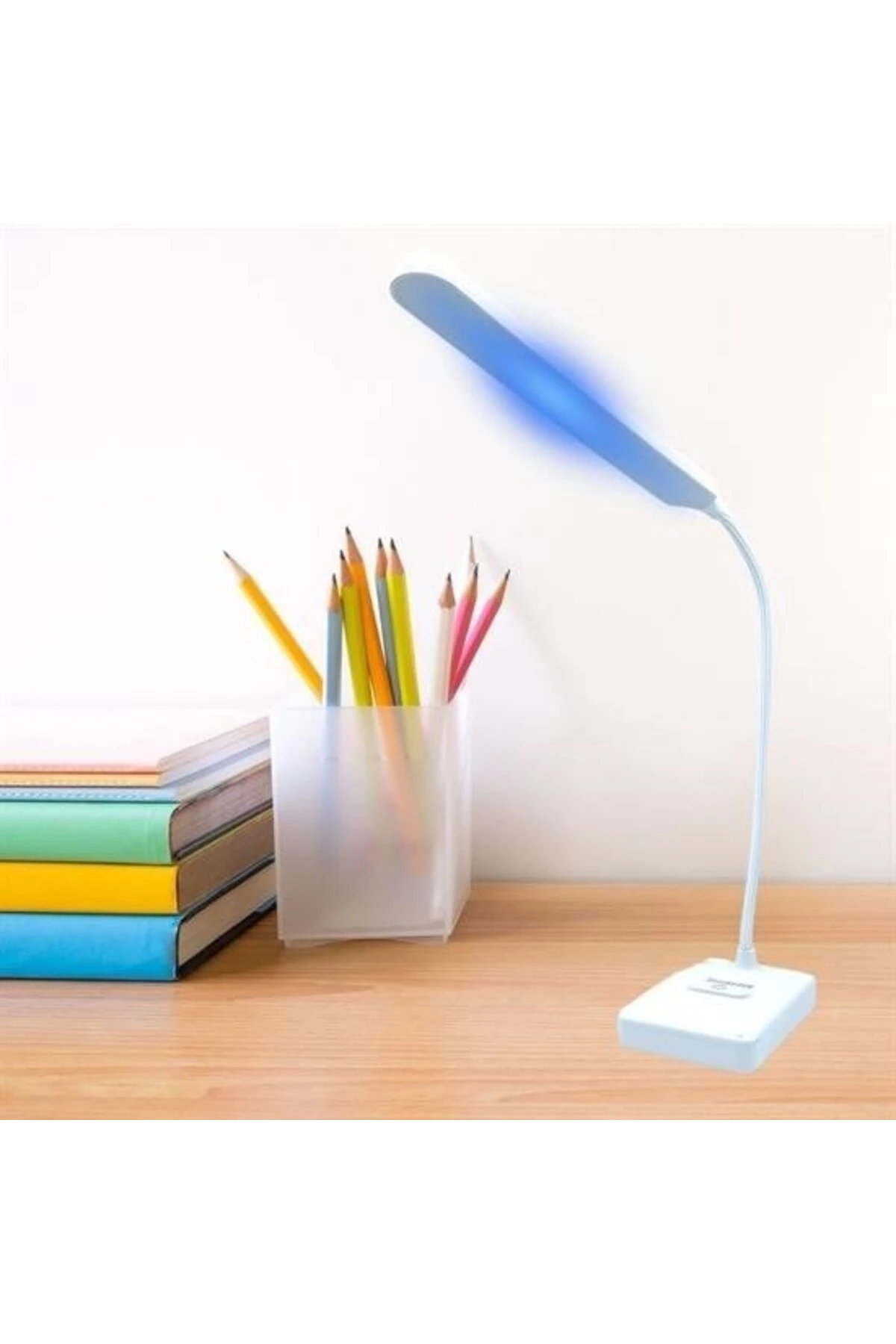 ® İnce Uzun USBli Dokunmatik 3 Kademeli 360 Derece Özel Göz Korumalı led Lityum Masa Lambası