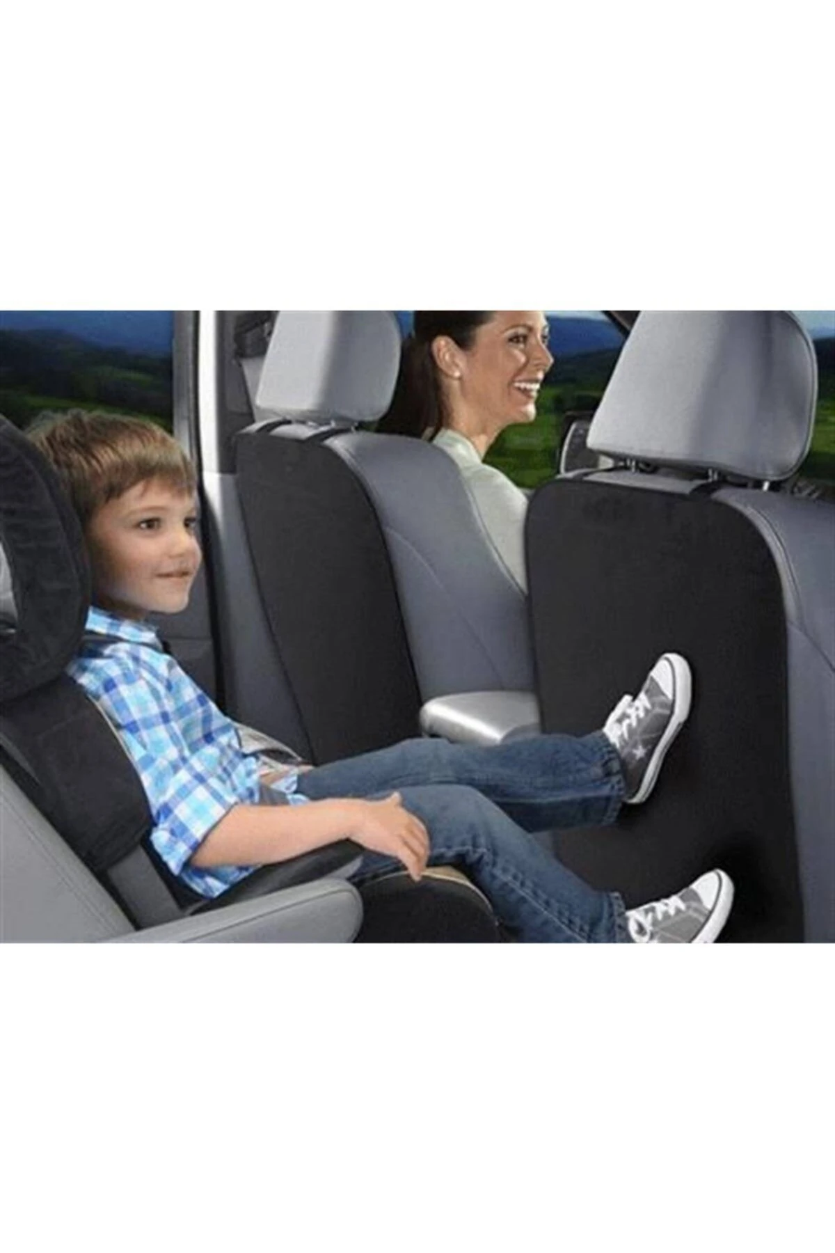 Oto Koltuk Arkası Koruyucu Kılıf 2li Araba Koltuk Arkası Kılıfı