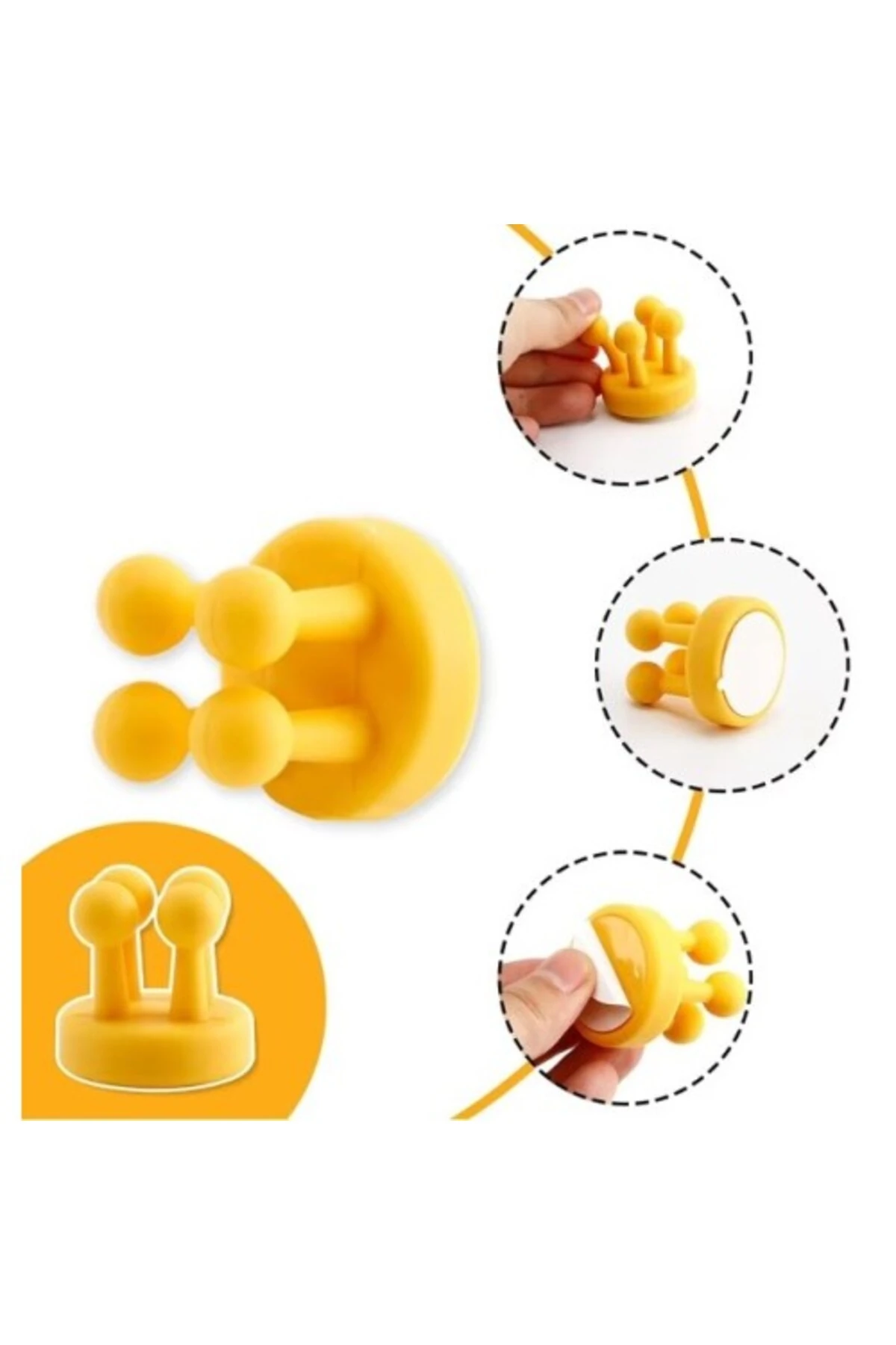 Çok Amaçlı Duvara Yapıştırılabilir Pratik Tutucu