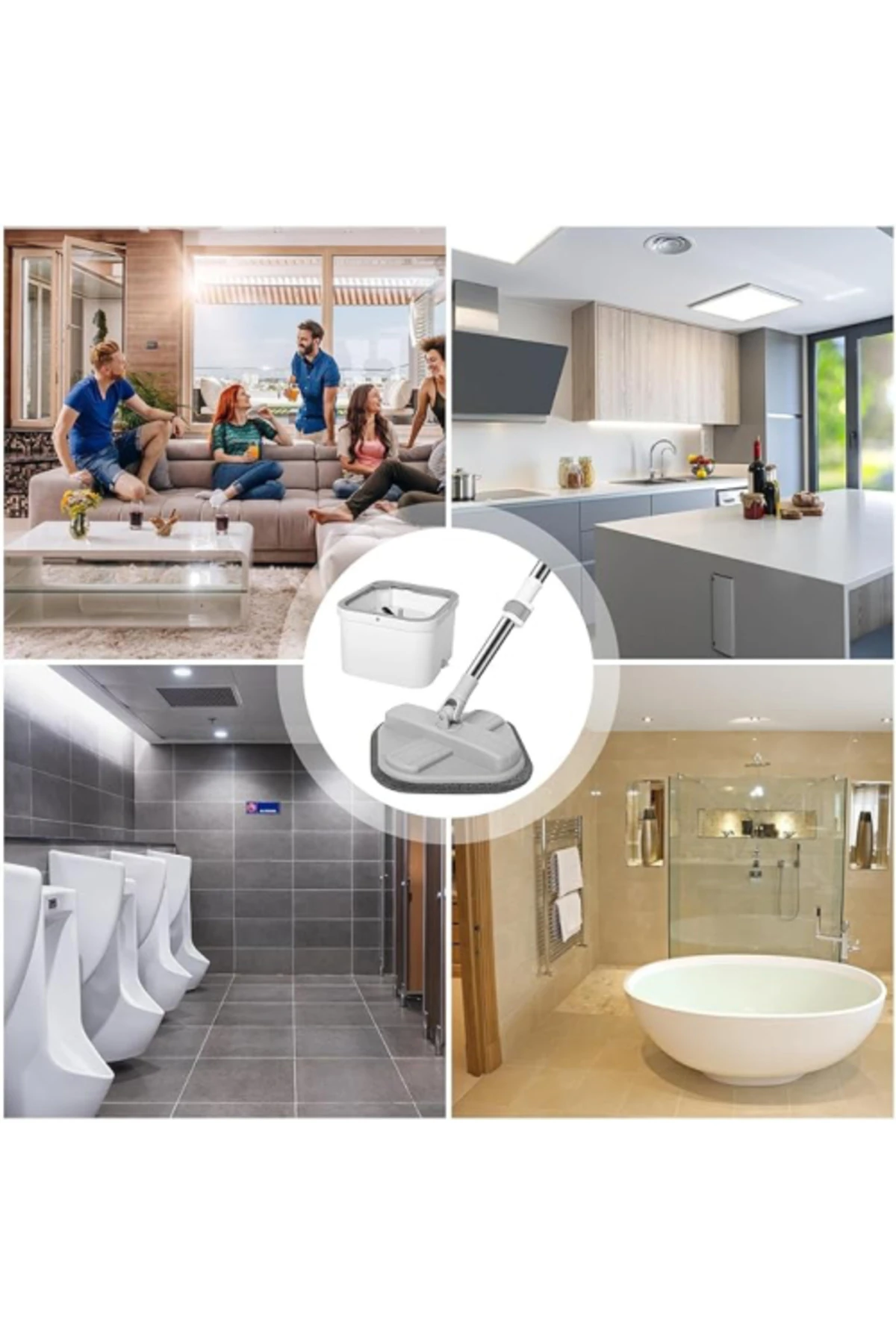 Ayarlanabilir Temizlik Paspası Seti