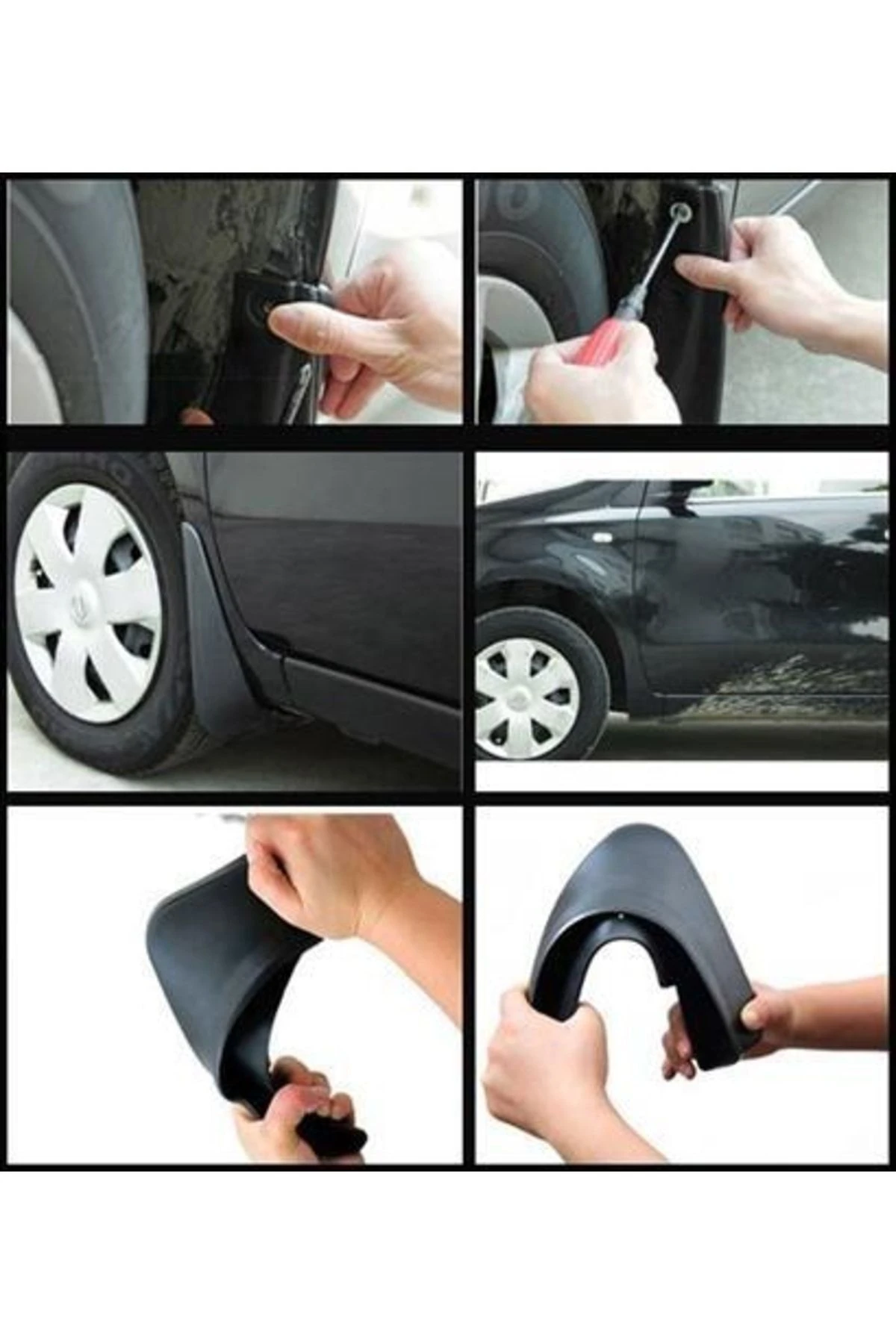 roichil® 2 Adet Ön Veya Arkaya Uygun Çamur Önleyici Paçalık 32 X19 Cm