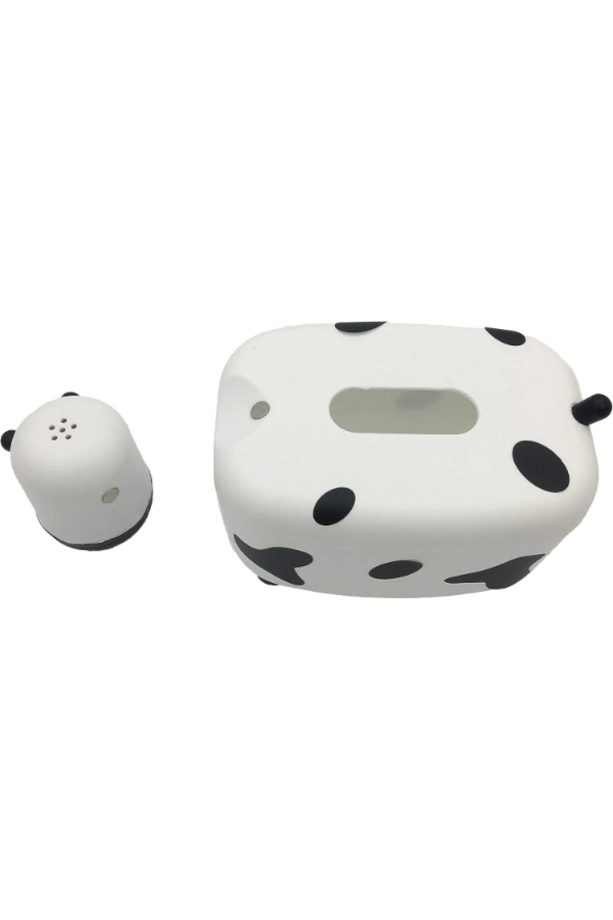 Sevimli İnek Tasarımlı Mıknatıslı Tuzluk ve Peçetelik