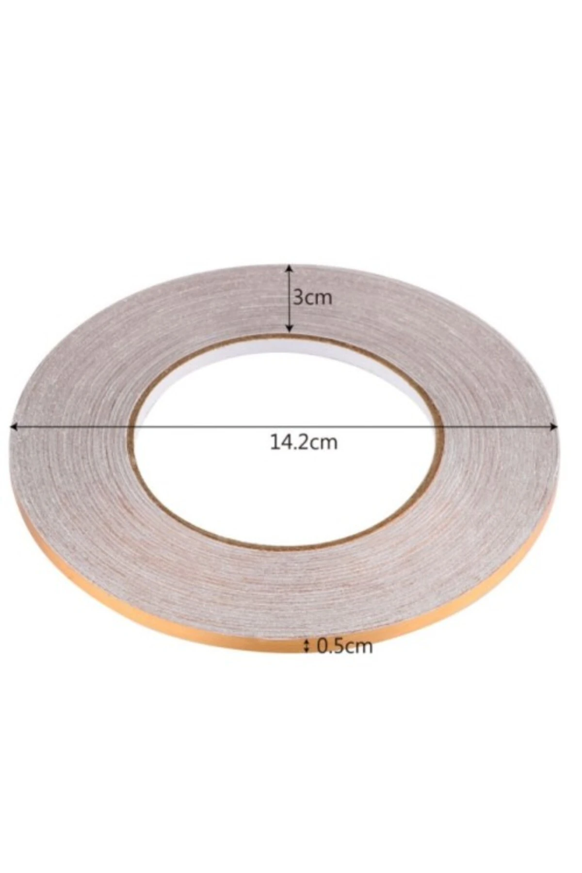 0.5 cm 50 Metre Gold Fayans Arası Şerit Bant