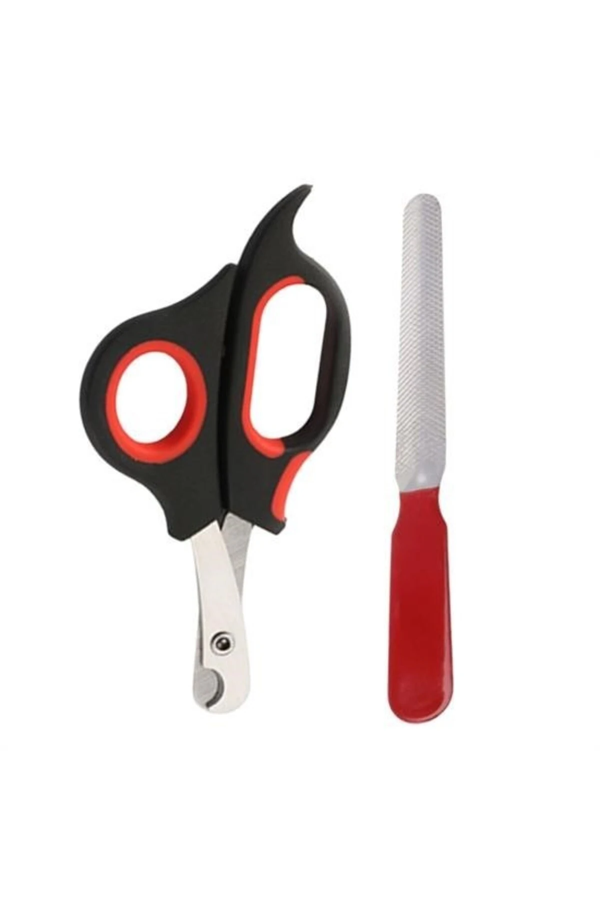 ® Evcil Hayvan Tırnak Makası Ve Törpü Seti Manikür Pedikür Pati Bakım Aleti Kaymaz Sap