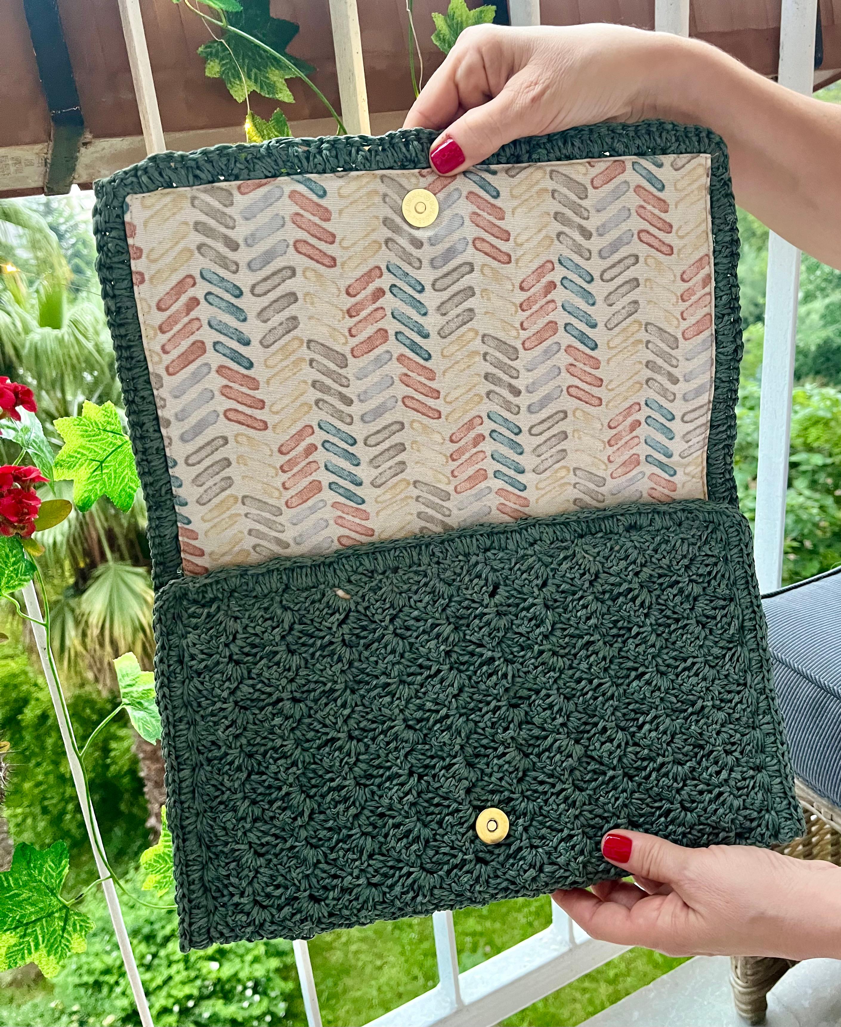 Soledore Clutch Çanta Yeşil