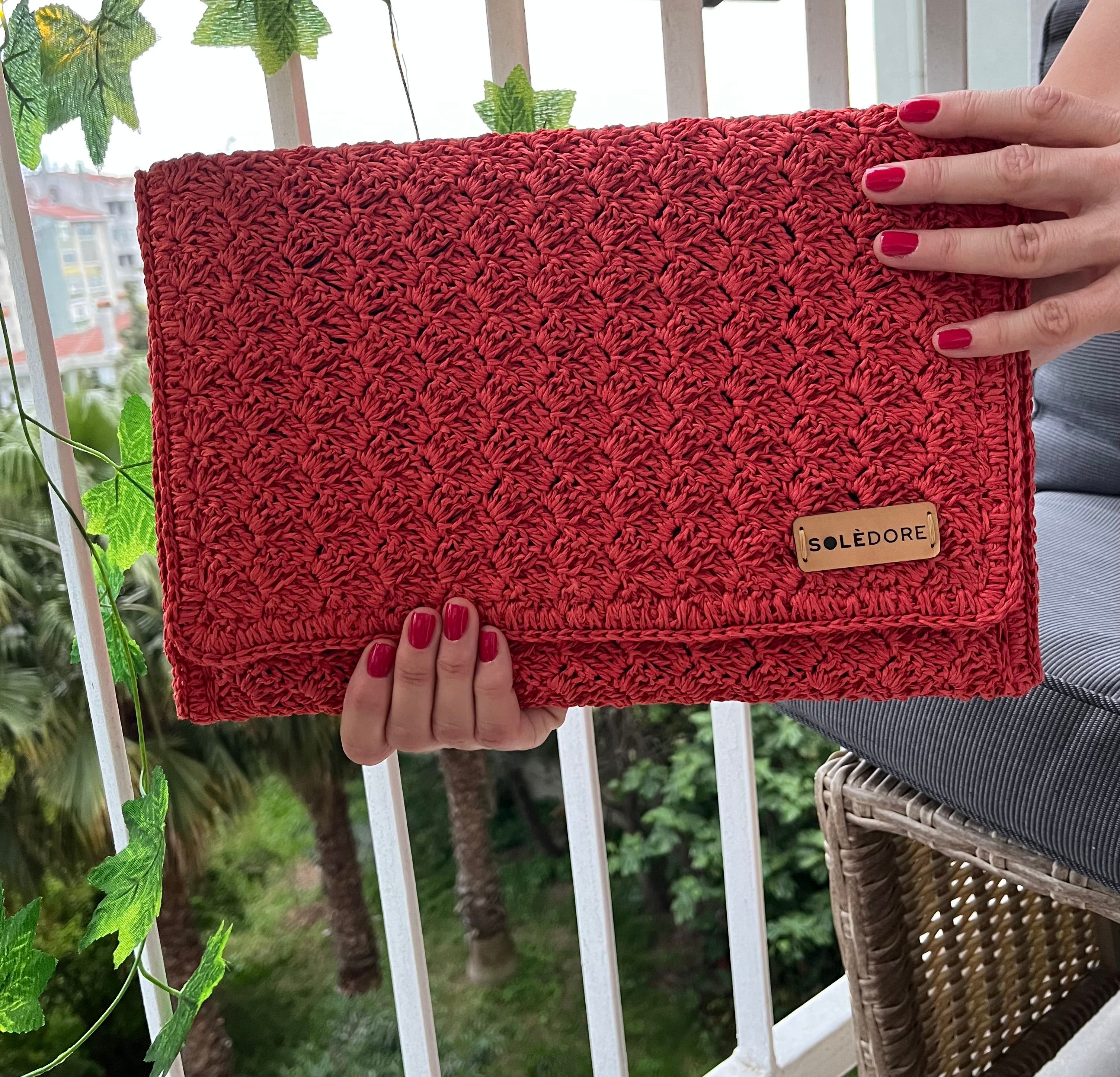 Soledore Clutch Çanta Kırmızı