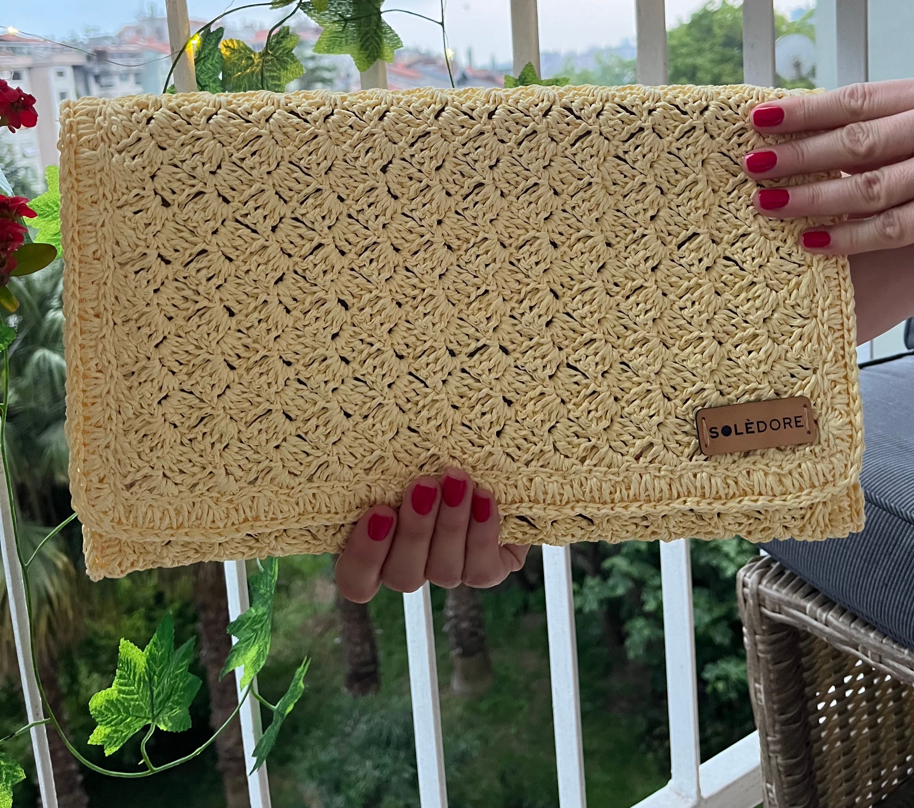 Soledore Clutch Çanta Sarı