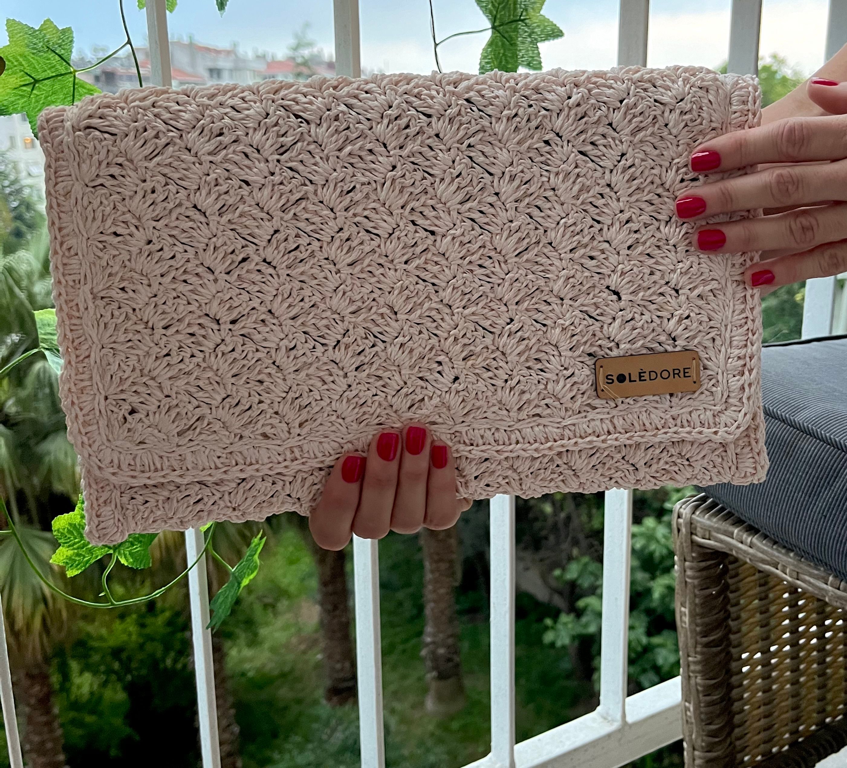 Soledore Clutch Uçuk Pembe